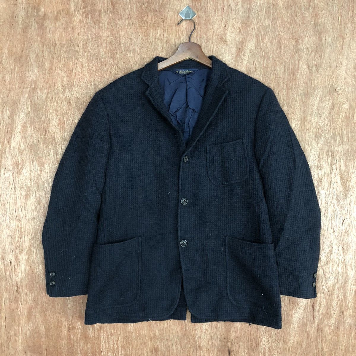Brooks Brothers Vintage Brooks Brothers Havana Fabric Single Breast Blazers Size US M / EU 48-50 / 2 - 1 Thumbnail