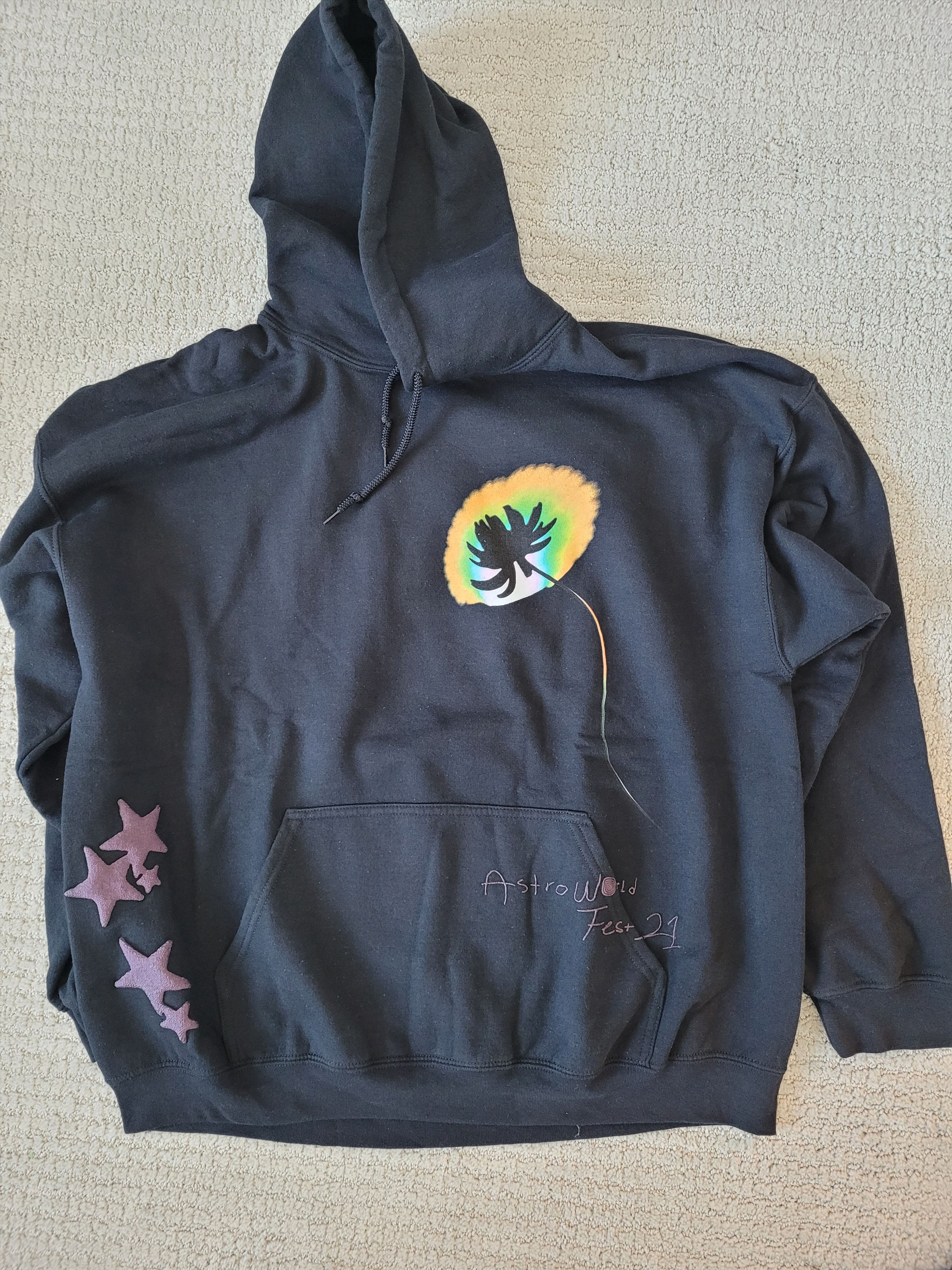 Travis Scott Tavis Scott Astroworld Fest Face Melt Hoodie Size US L / EU 52-54 / 3 - 2 Thumbnail
