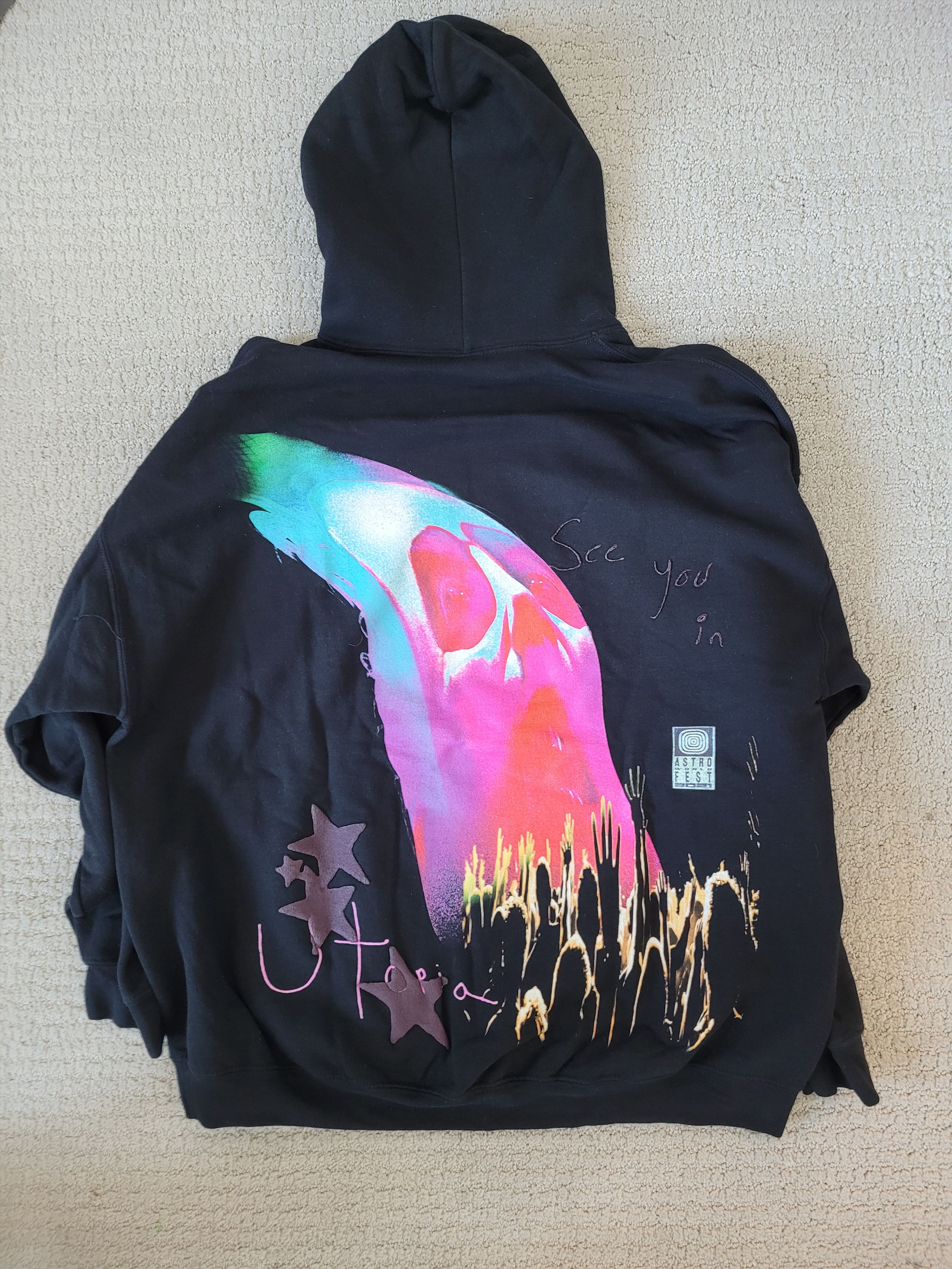 Travis Scott Tavis Scott Astroworld Fest Face Melt Hoodie Size US L / EU 52-54 / 3 - 1 Thumbnail