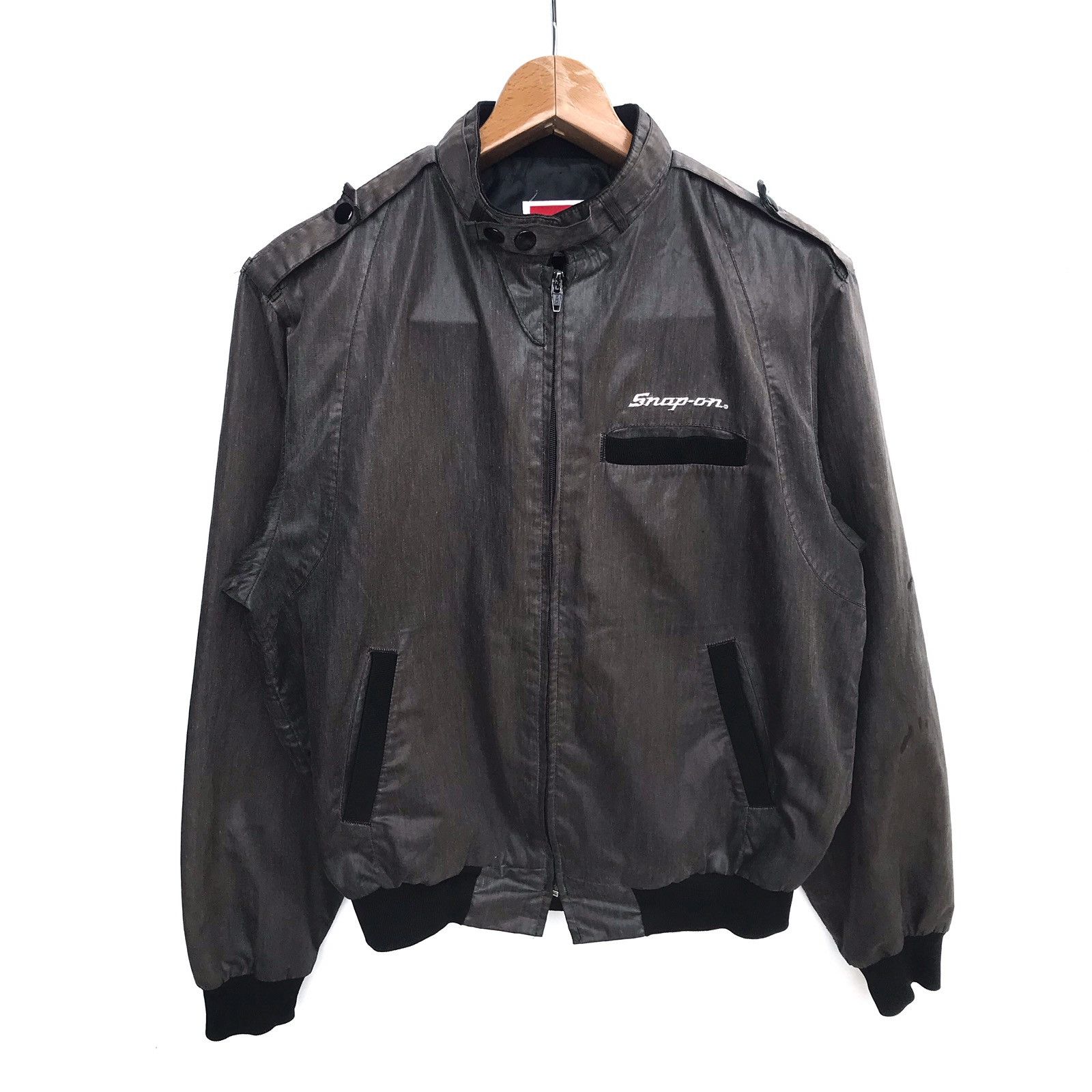 Vintage Vintage Motorsport Snap-on Bomber Jacket Size US M / EU 48-50 / 2 - 2 Thumbnail