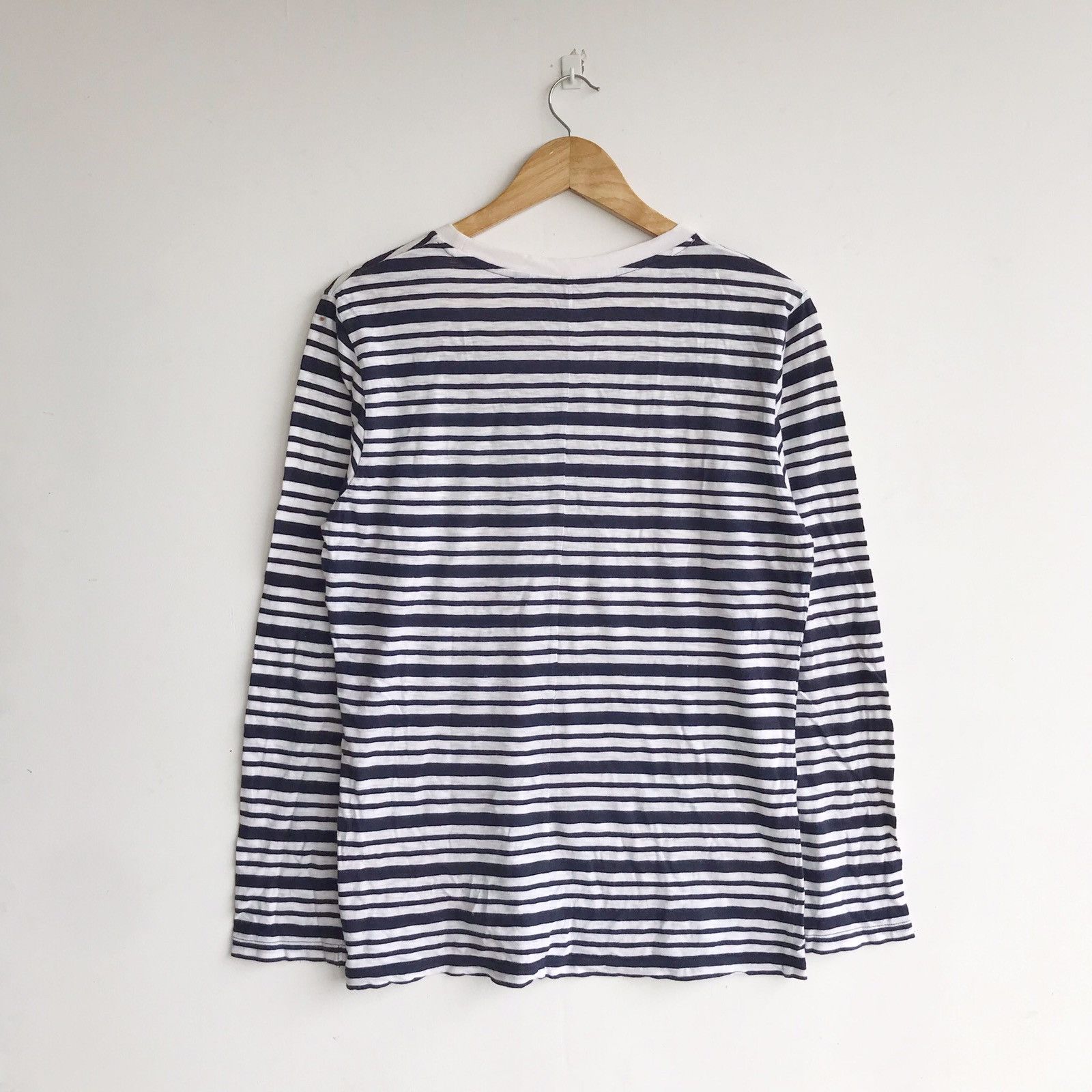 Undercover × Uniqlo Uniqlo Undercover Long Sleeve T Shirt Roundneck Blue Stripe Size US M / EU 48-50 / 2 - 2 Thumbnail