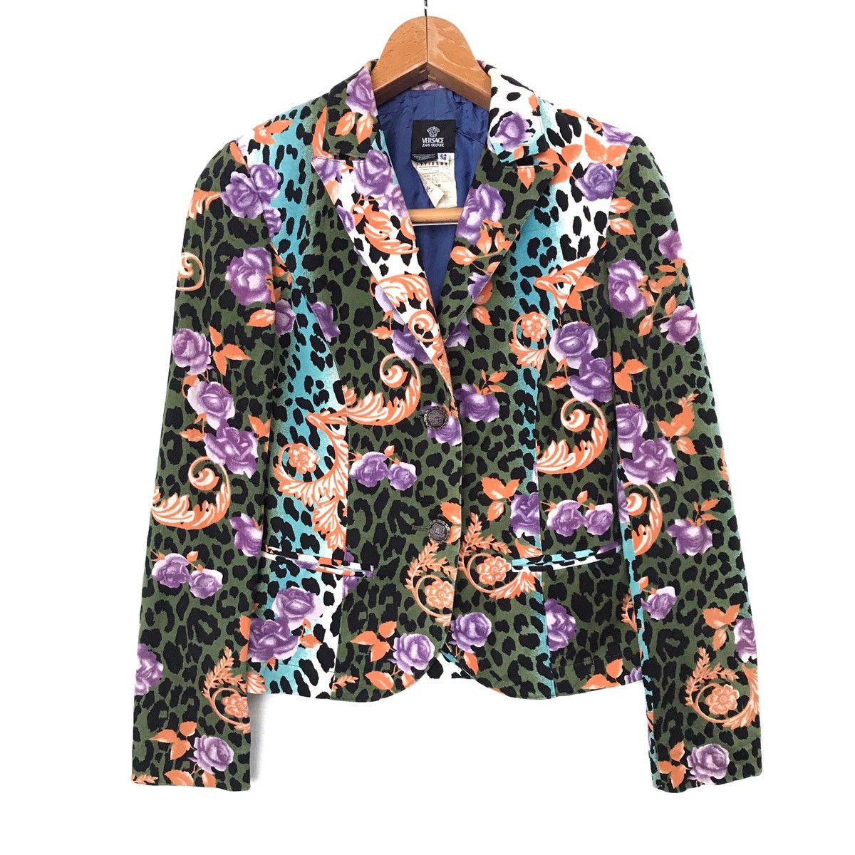 Versace Versace silk golden chain floral cheetah inspired hermes Size US XS / EU 42 / 0 - 1 Thumbnail