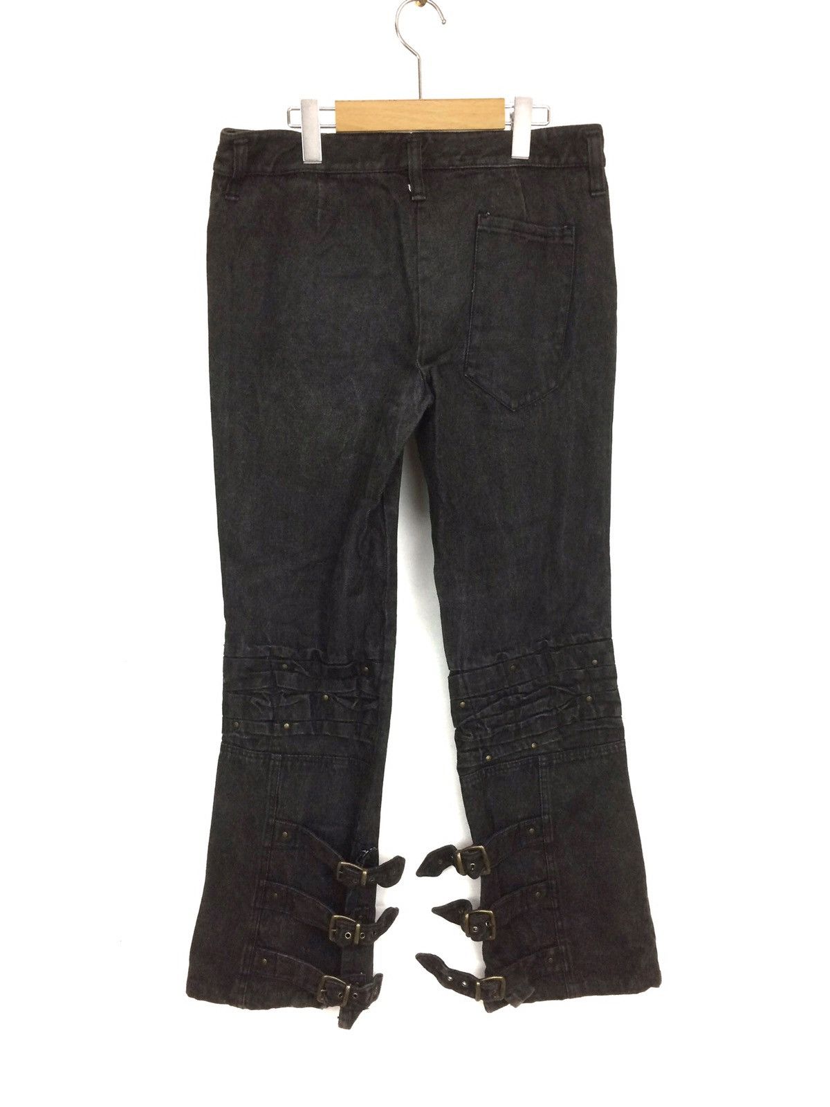 Andrew Mackenzie Andrew mackenzie punk bondage buckle belt jeans Size US 30 / EU 46 - 2 Thumbnail