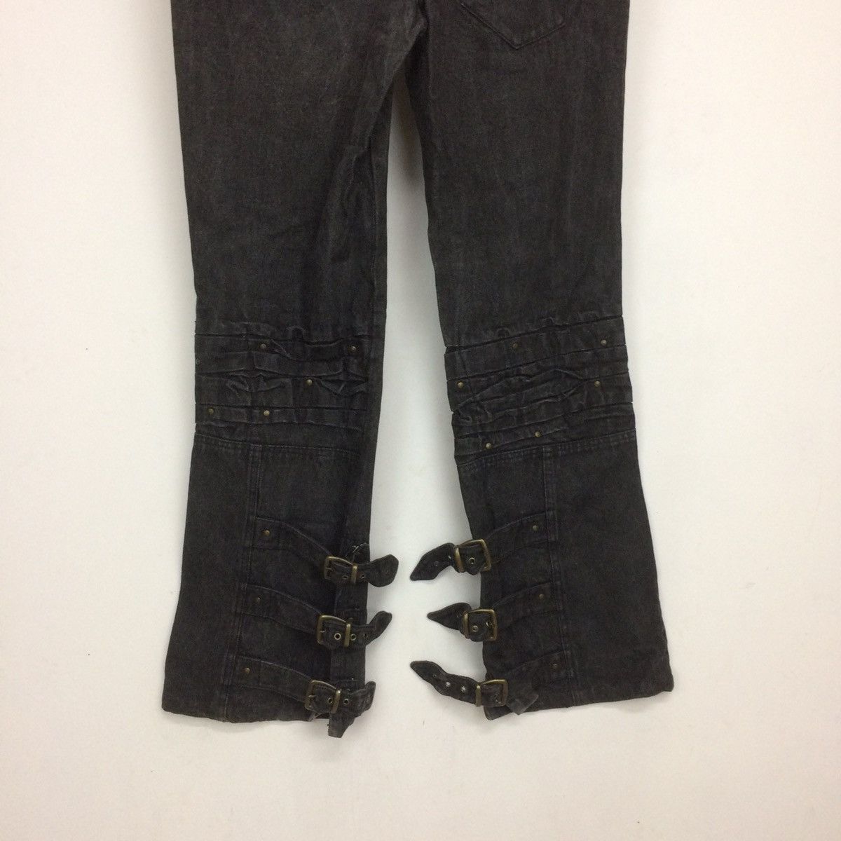 Andrew Mackenzie Andrew mackenzie punk bondage buckle belt jeans Size US 30 / EU 46 - 6 Thumbnail