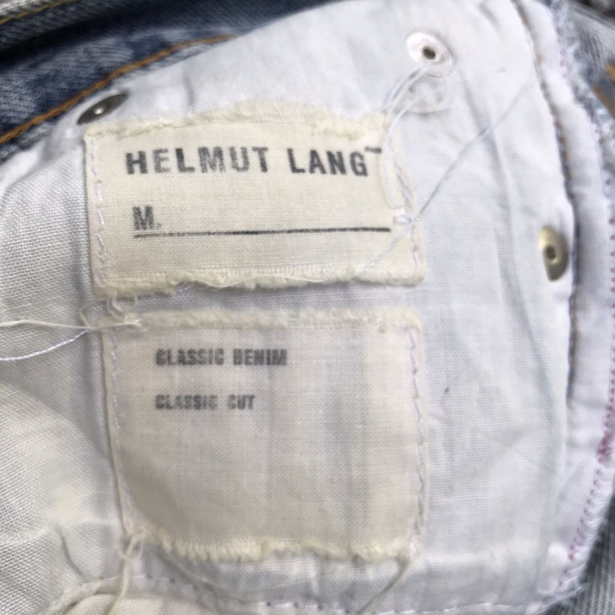 Helmut Lang × Vintage Vintage helmut lang distressed denim Size US 31 - 7 Thumbnail
