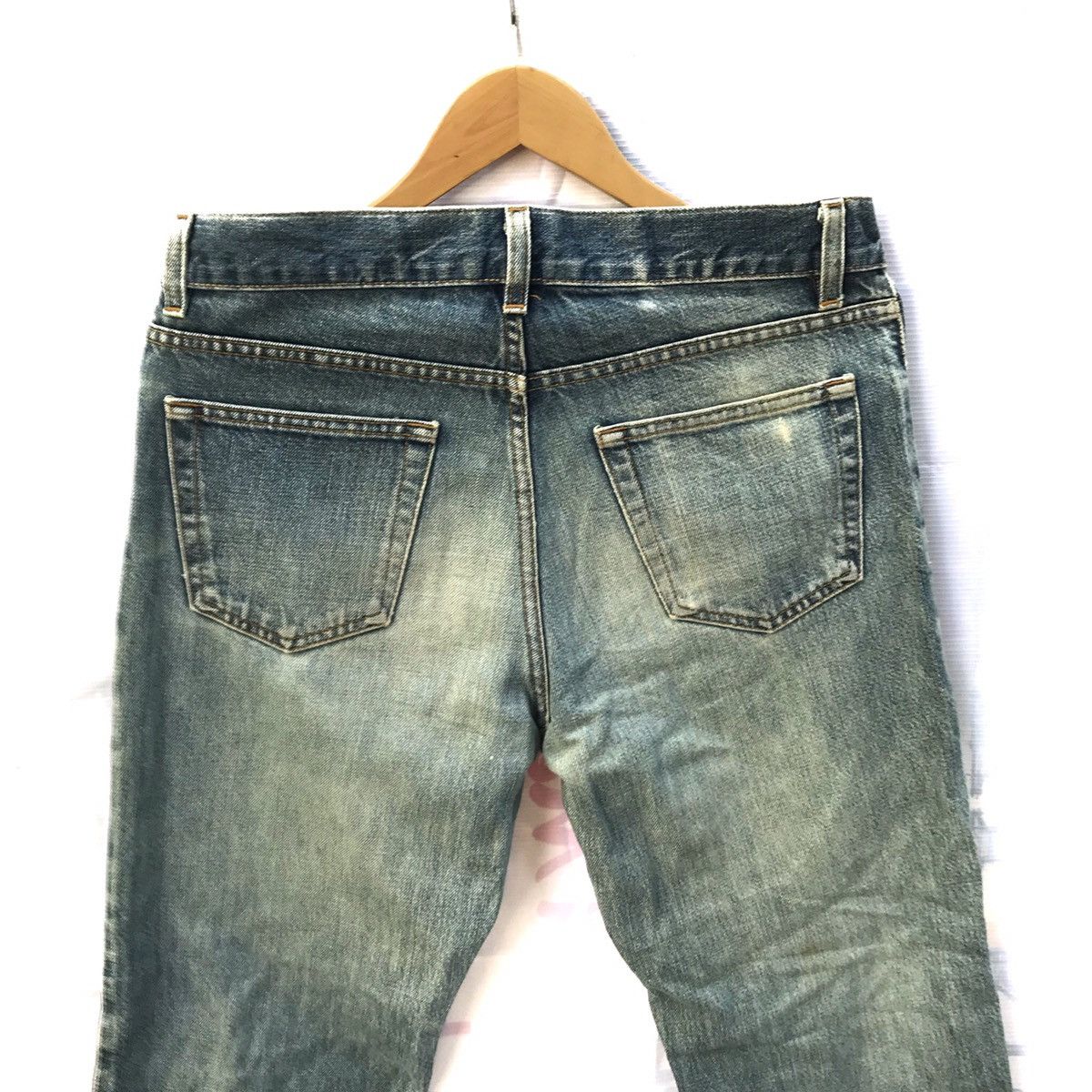 Helmut Lang × Vintage Vintage helmut lang distressed denim Size US 31 - 5 Thumbnail