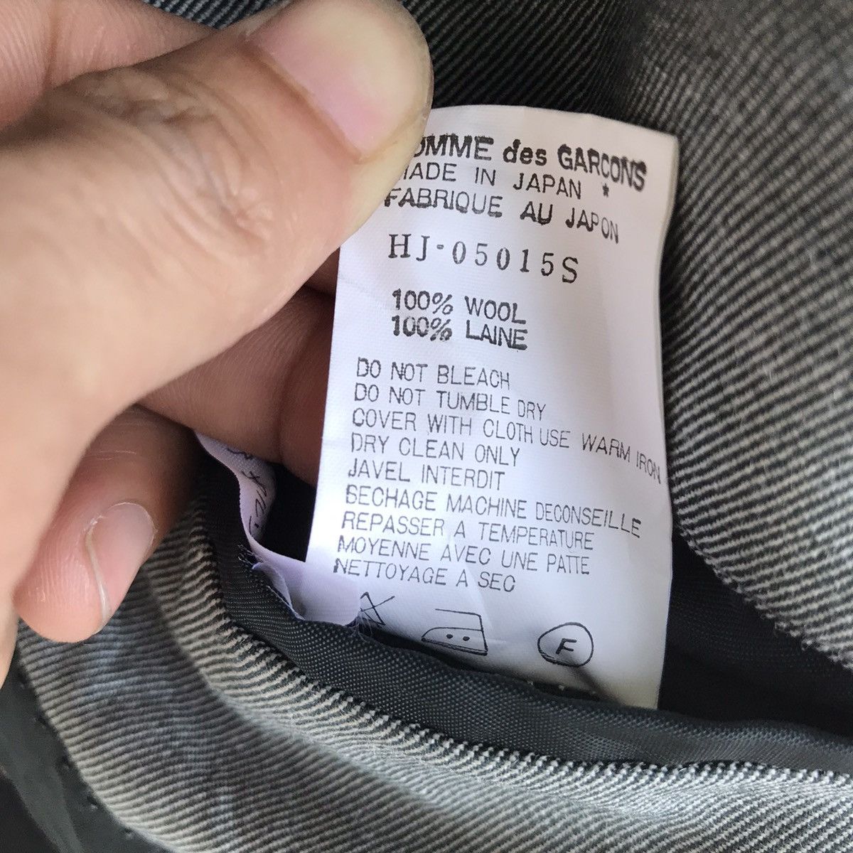 Comme des Garcons × Junya Watanabe × Rei Kawakubo Archive! Oversize double breasted blazer by CDG Size US S / EU 44-46 / 1 - 12 Thumbnail