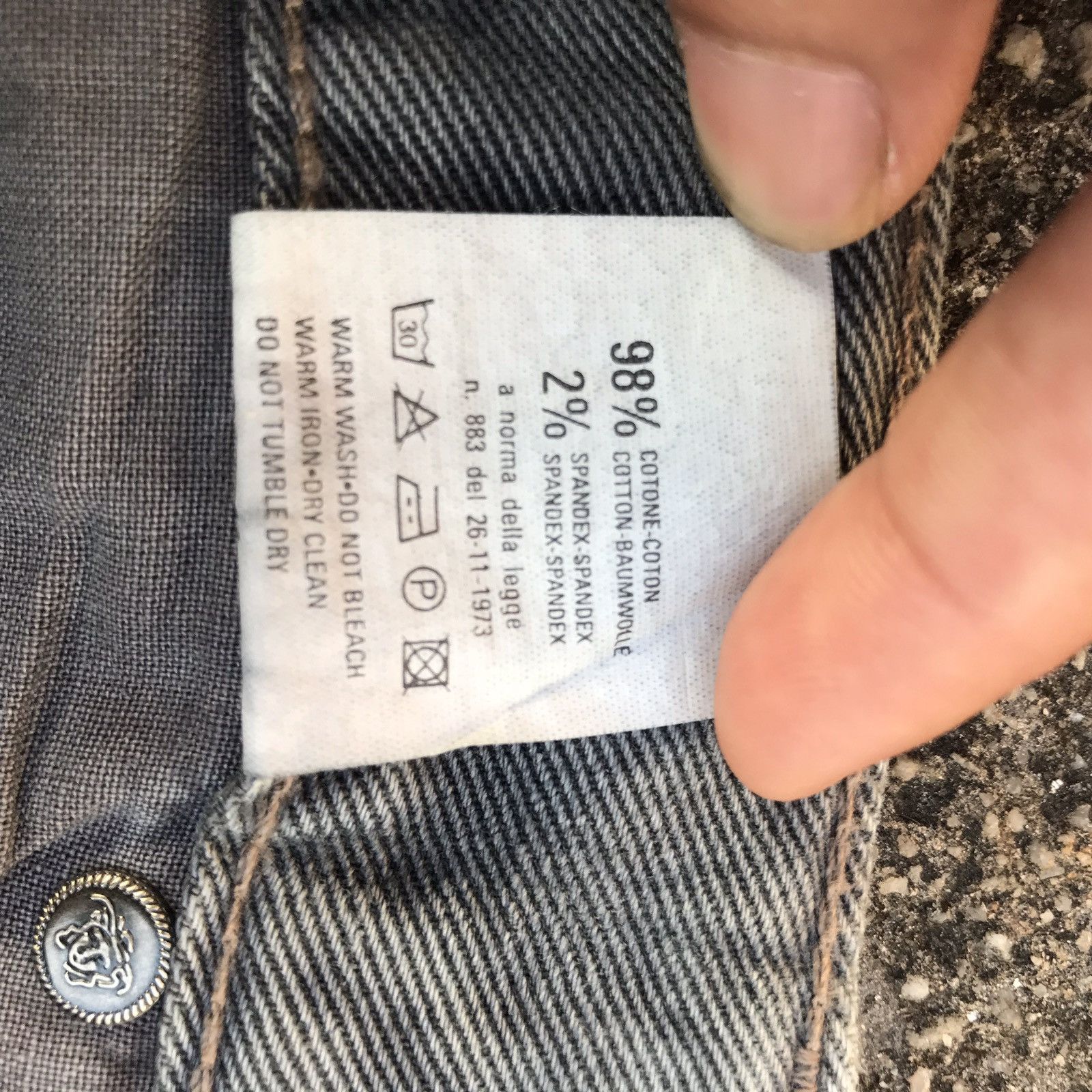 Versace vintage Versace Jeans Straight Cut Design Size US 31 - 13 Thumbnail