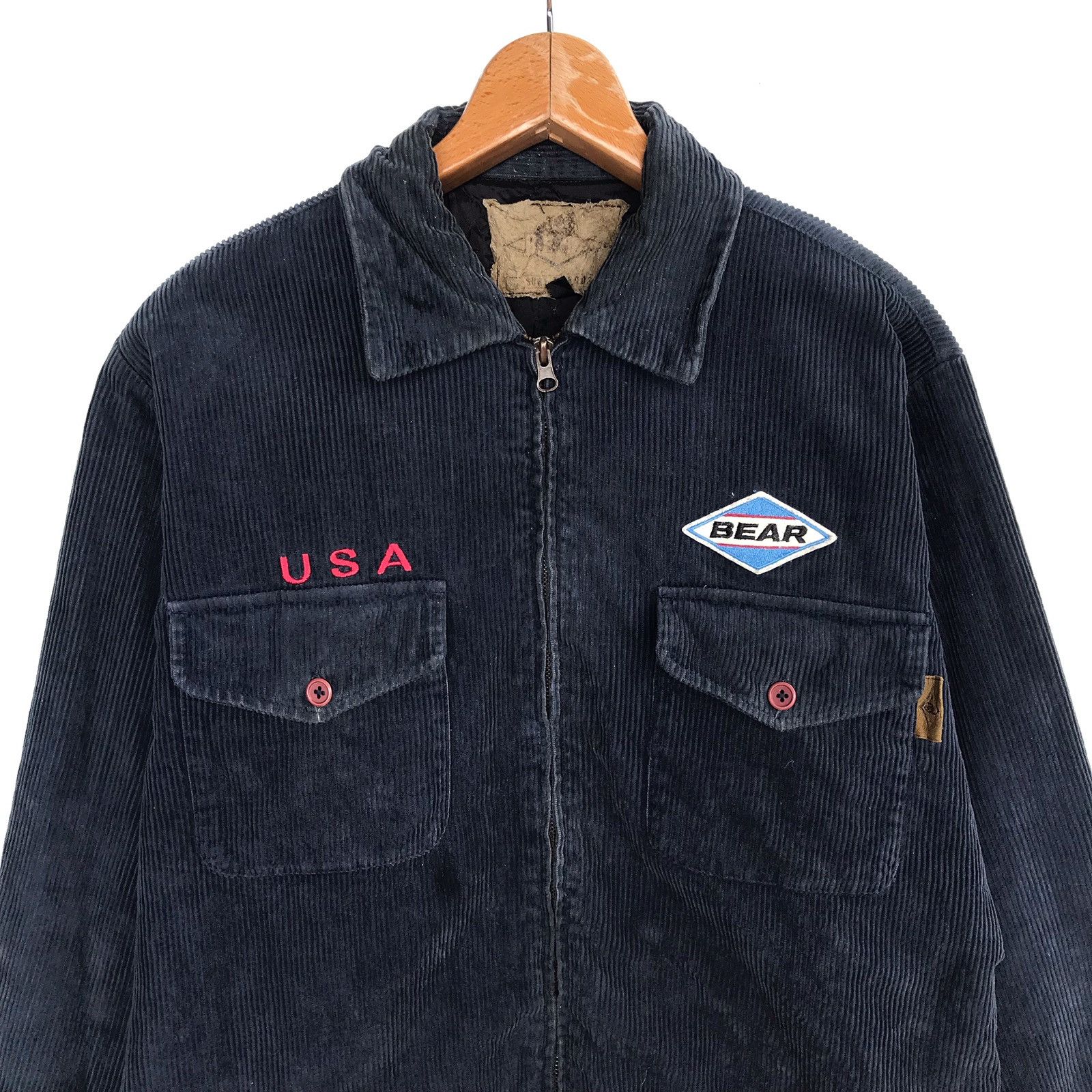 Golden Bear Vintage Bear Usa Velvet Patched Logo Embroidered Logo Size US M / EU 48-50 / 2 - 6 Thumbnail