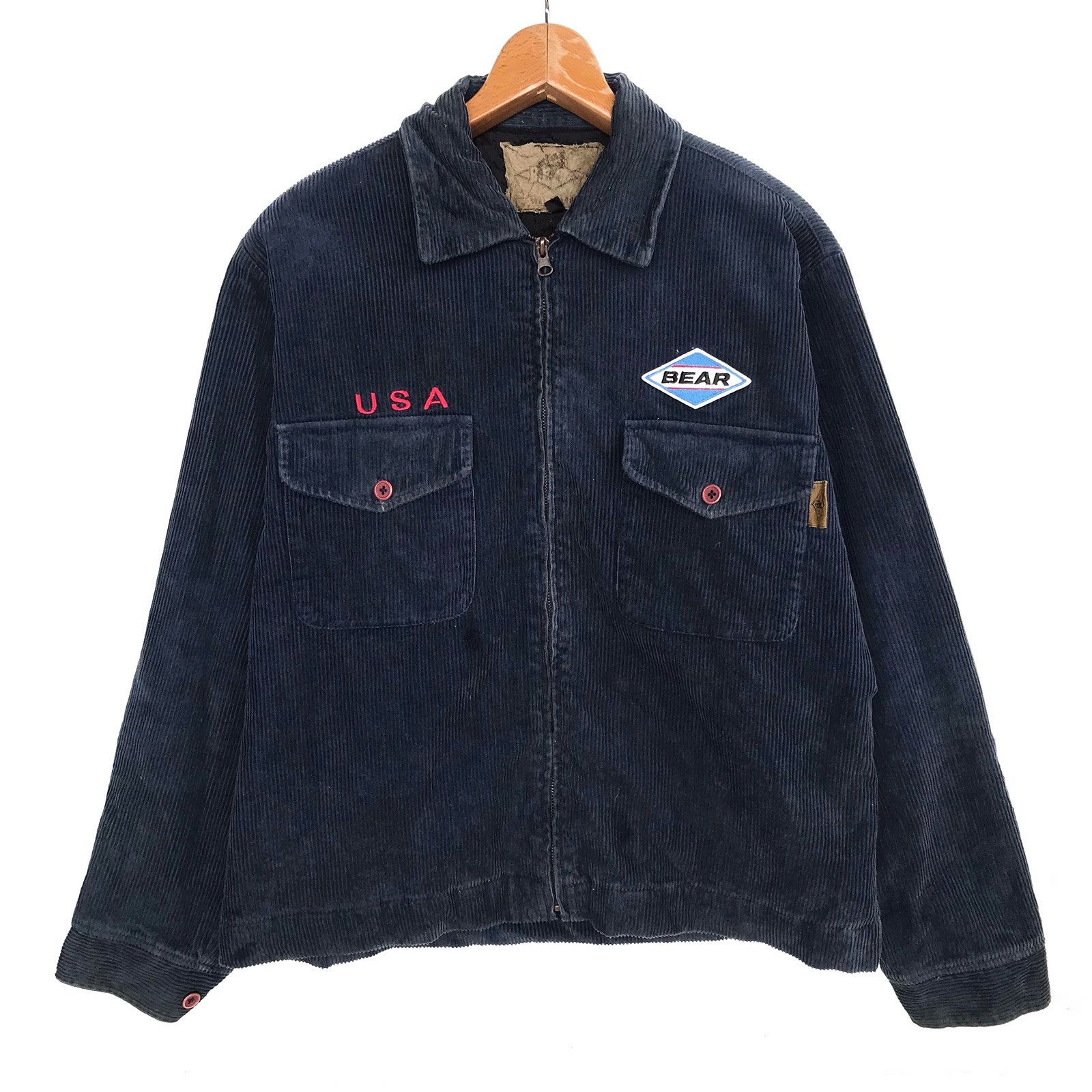Golden Bear Vintage Bear Usa Velvet Patched Logo Embroidered Logo Size US M / EU 48-50 / 2 - 4 Thumbnail