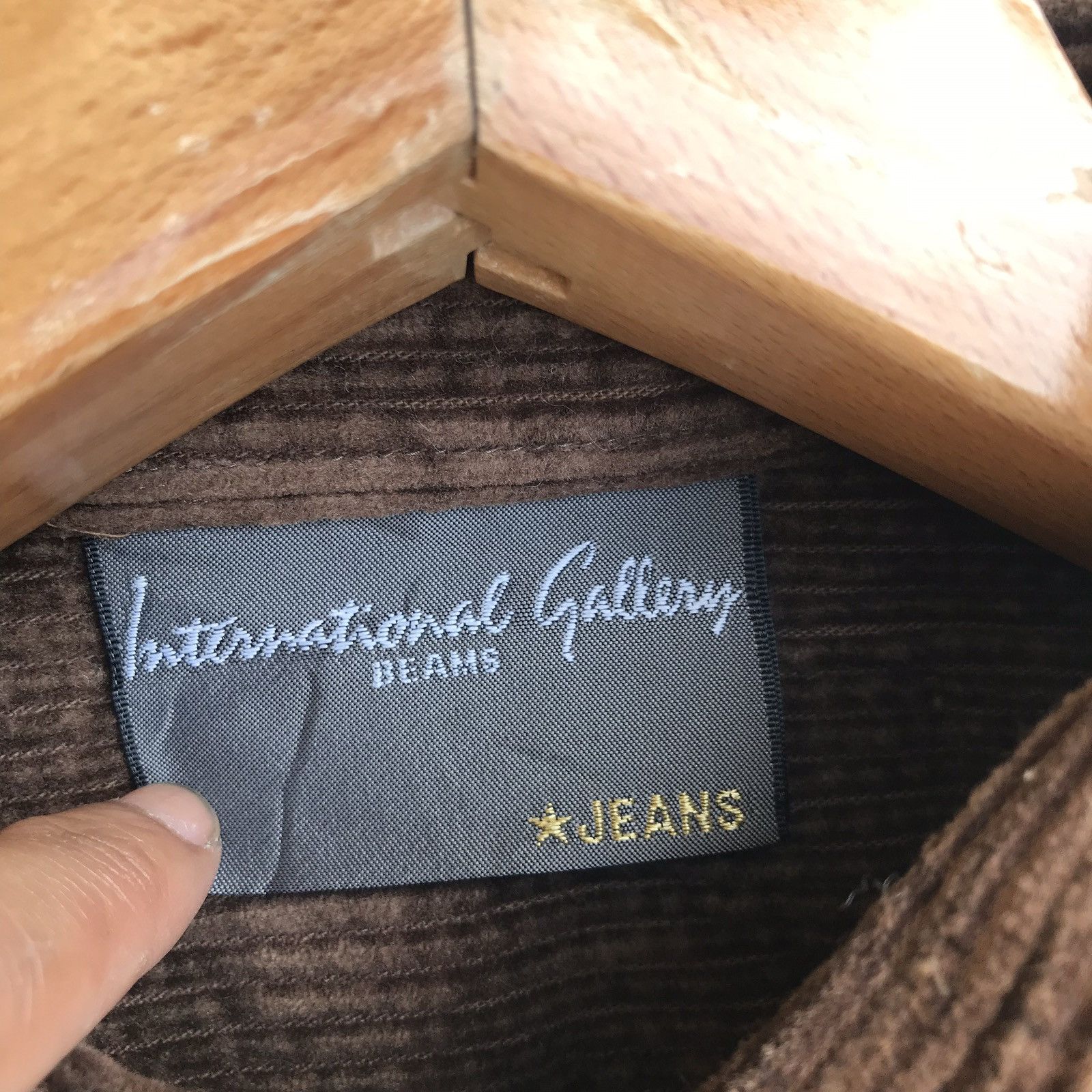 Beams Plus × Japanese Brand Beams Long Sleeve Shirt Brown Velvet Design Size US M / EU 48-50 / 2 - 5 Thumbnail