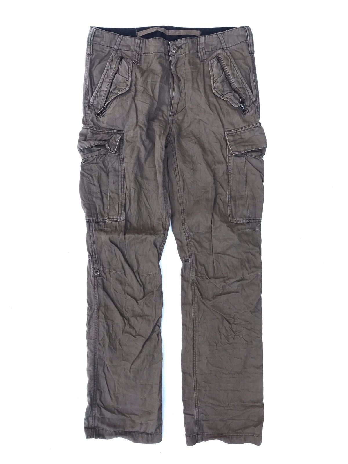 Japanese Brand Japanese Brand Brown Cargo Tactical Utilities Pocket Size US 30 / EU 46 - 1 Thumbnail