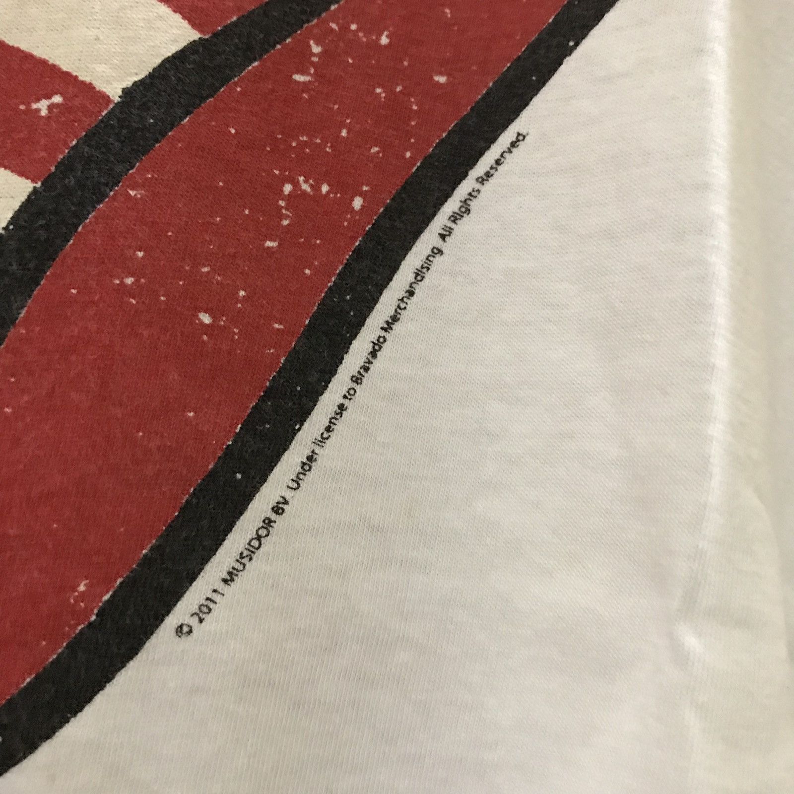 Band Tees × The Rolling Stones The Rolling Stones Merchandise T Shirt Copyright 2011 Size US L / EU 52-54 / 3 - 5 Thumbnail