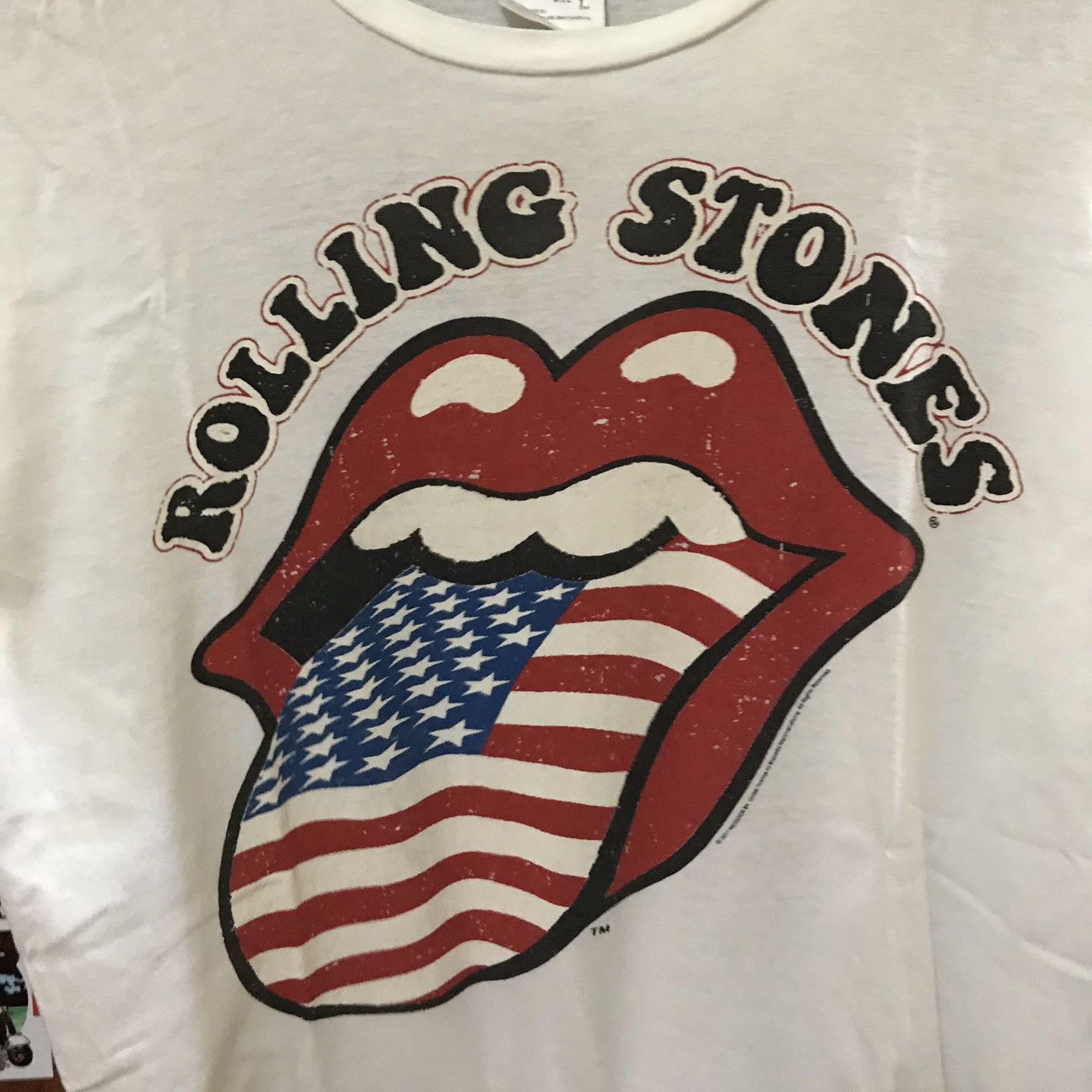 Band Tees × The Rolling Stones The Rolling Stones Merchandise T Shirt Copyright 2011 Size US L / EU 52-54 / 3 - 4 Thumbnail