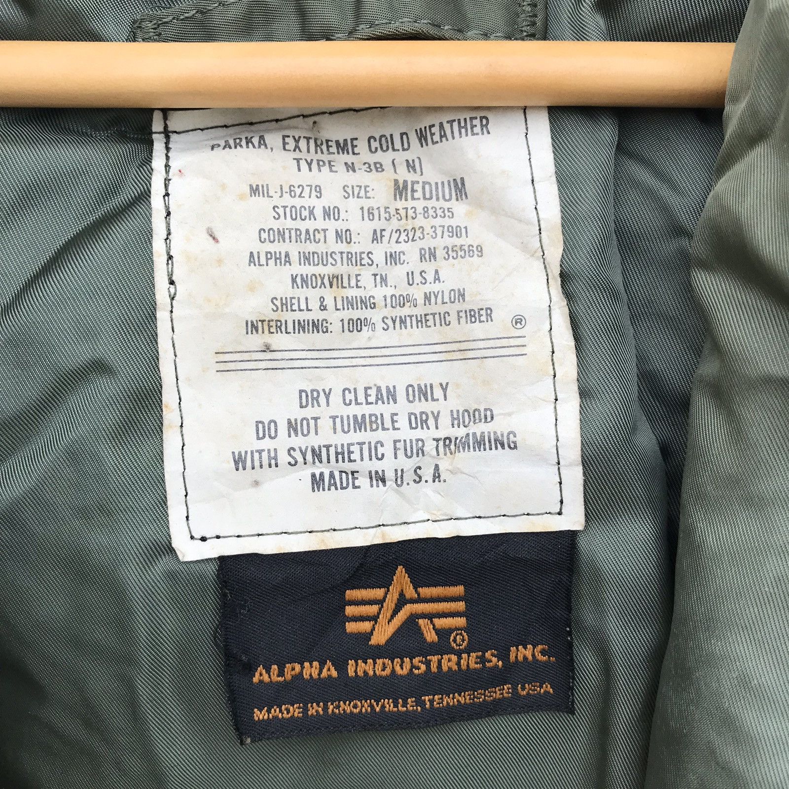 Alpha Industries Vintage 1972 Alpha Industries Parka Military Army Jacket Size US M / EU 48-50 / 2 - 6 Thumbnail