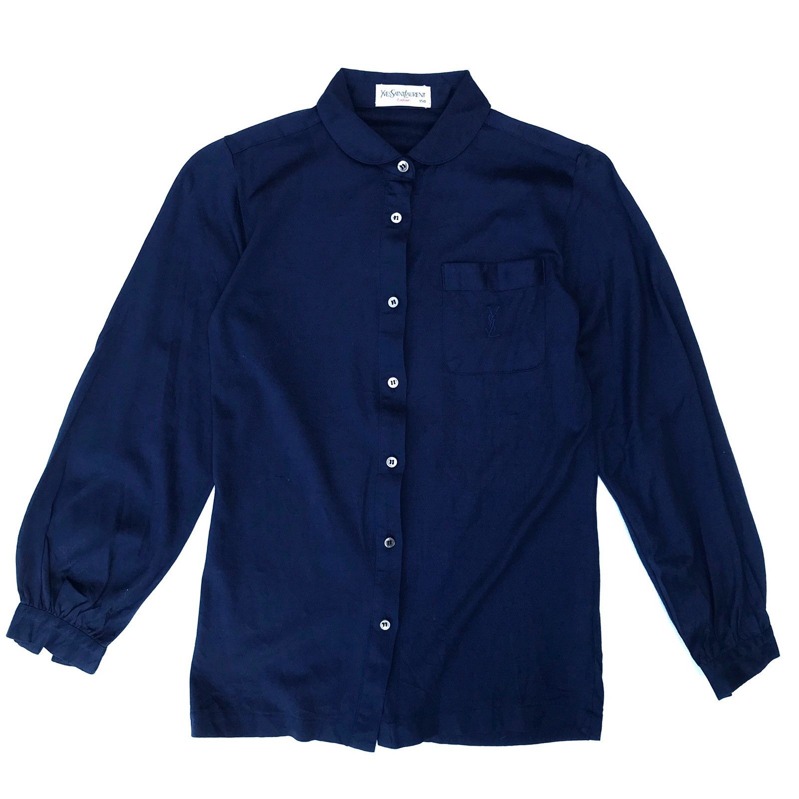 Yves Saint Laurent YSL Long Sleeve Button Ups Shirt Size US XS / EU 42 / 0 - 1 Thumbnail