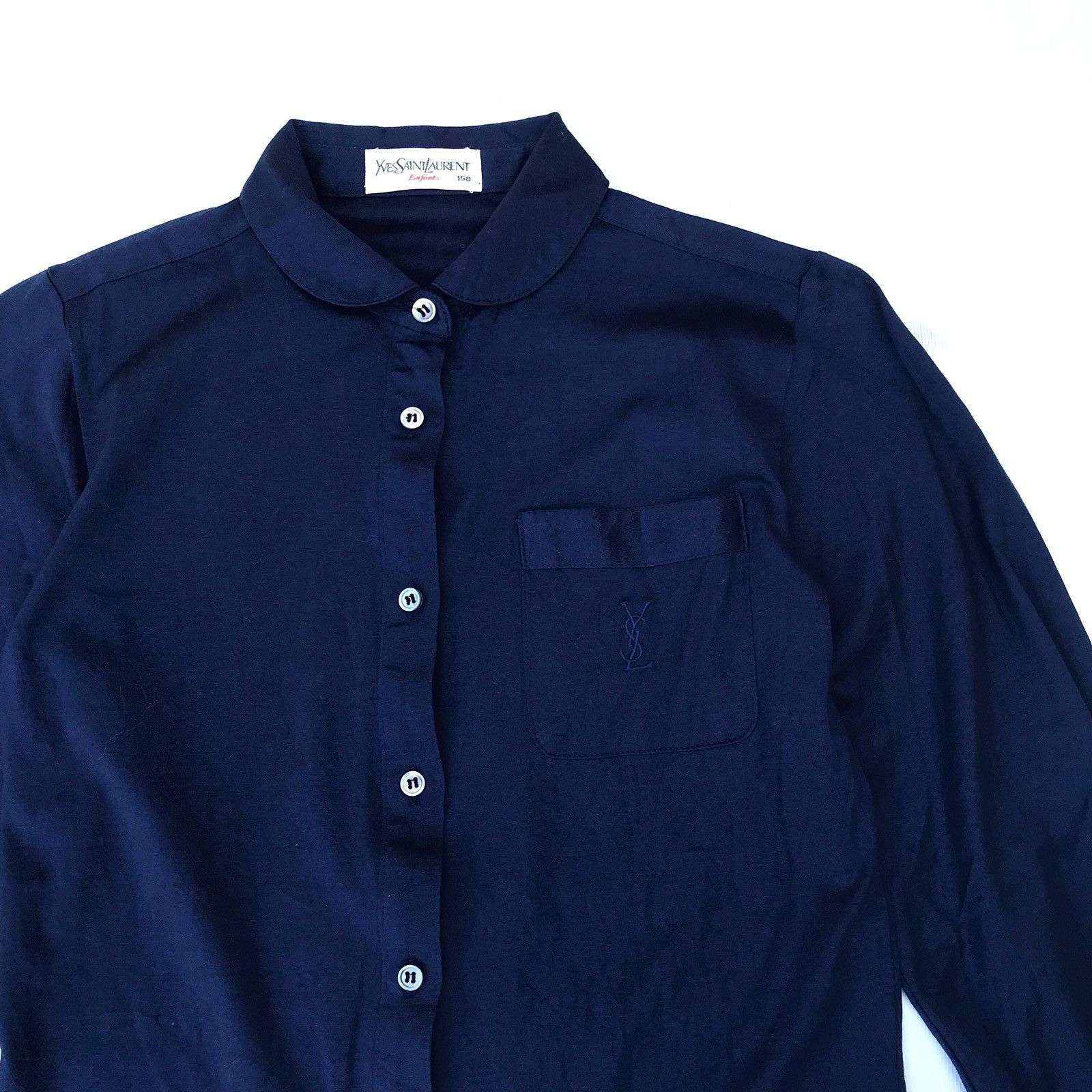Yves Saint Laurent YSL Long Sleeve Button Ups Shirt Size US XS / EU 42 / 0 - 3 Thumbnail