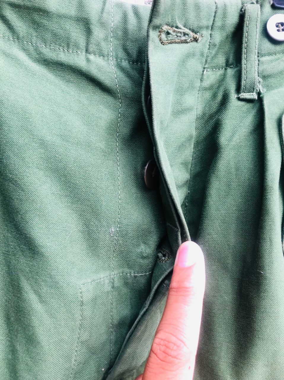 Vintage Vintage 1965 Military Pant Designer Fashion Style Size US 32 / EU 48 - 8 Thumbnail