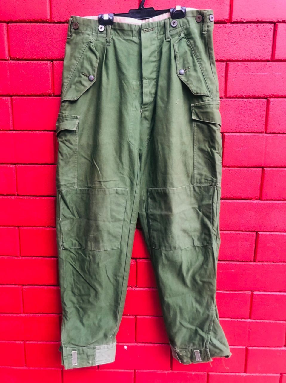 Vintage Vintage 1965 Military Pant Designer Fashion Style Size US 32 / EU 48 - 1 Thumbnail