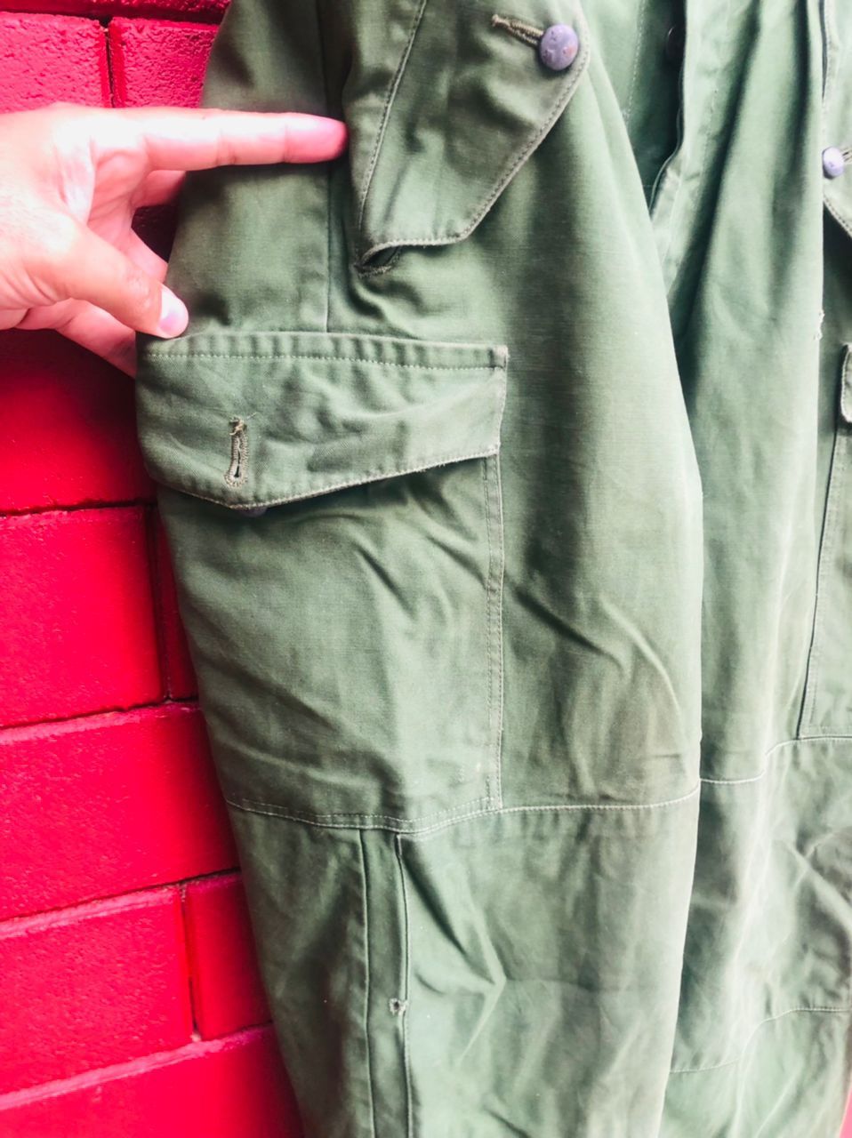 Vintage Vintage 1965 Military Pant Designer Fashion Style Size US 32 / EU 48 - 10 Thumbnail