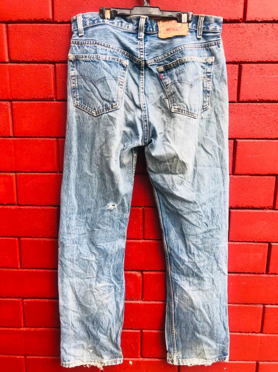 Levi's Vintage Clothing × Vintage Vintage Levis 90s Distressed Designer fashion Style Size US 30 / EU 46 - 2 Thumbnail