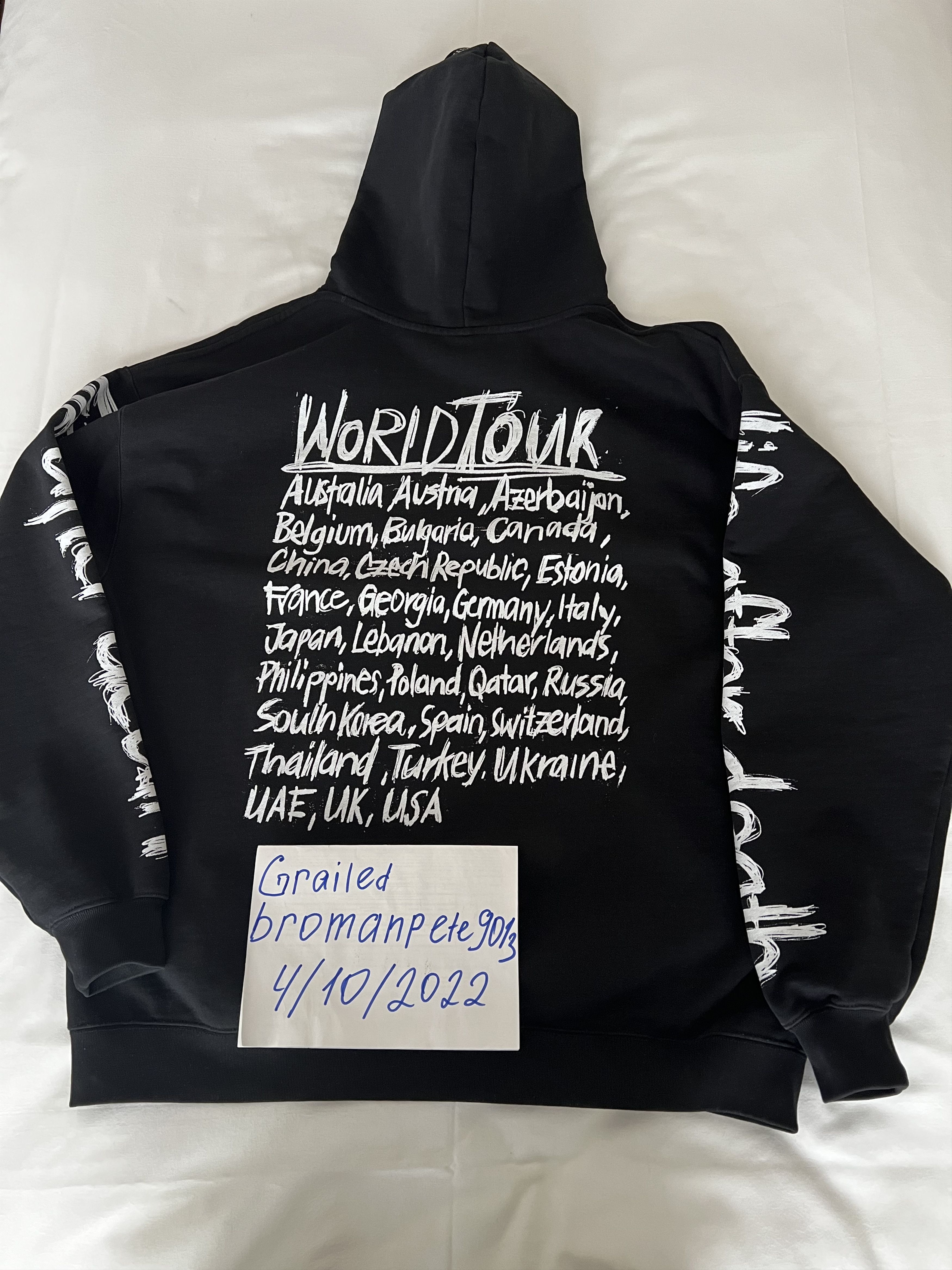 Vetements Vetements World Tour Hoodie | Grailed