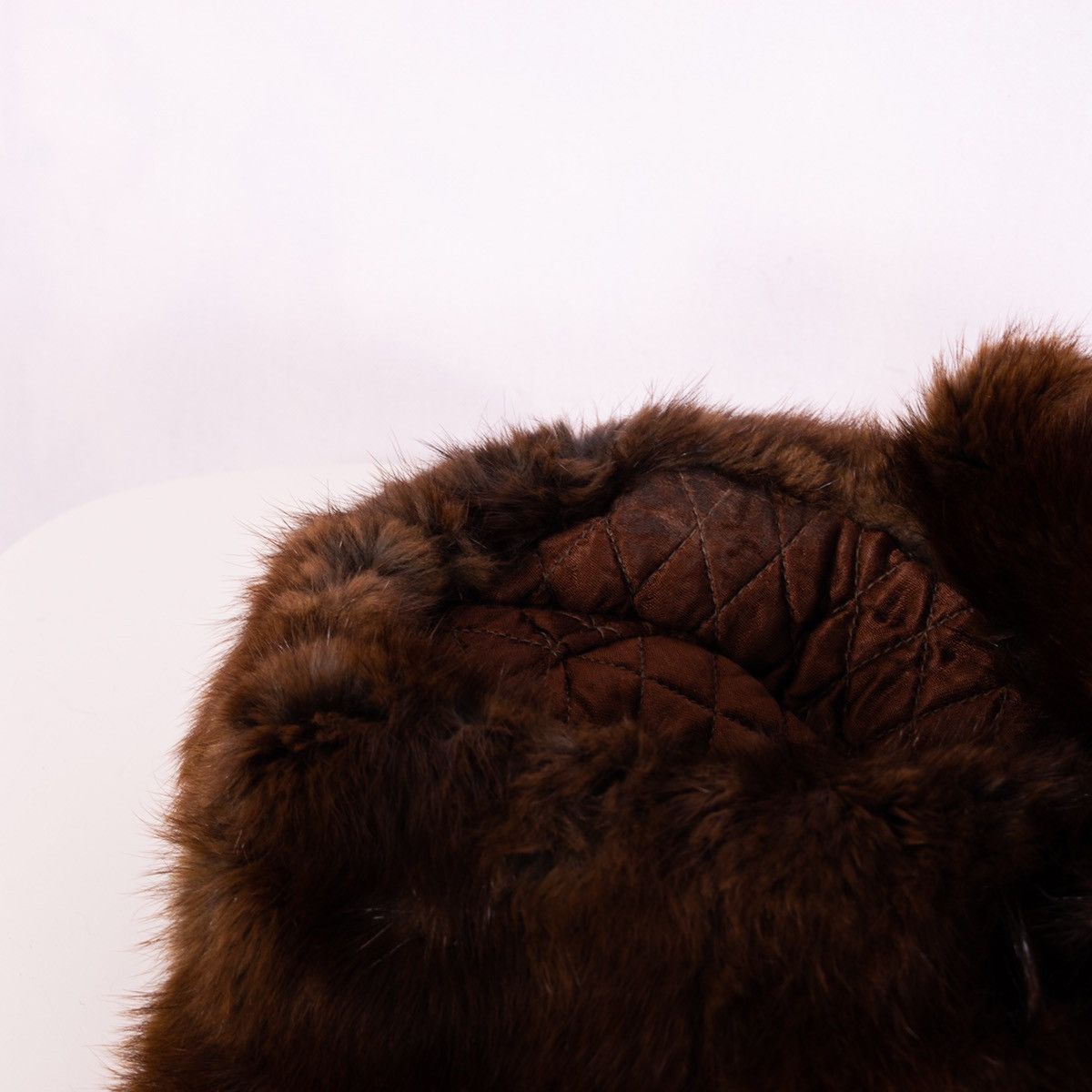 Vintage Vintage Genuine Real Mink Fur Brown Trapper Hat Size ONE SIZE - 4 Thumbnail