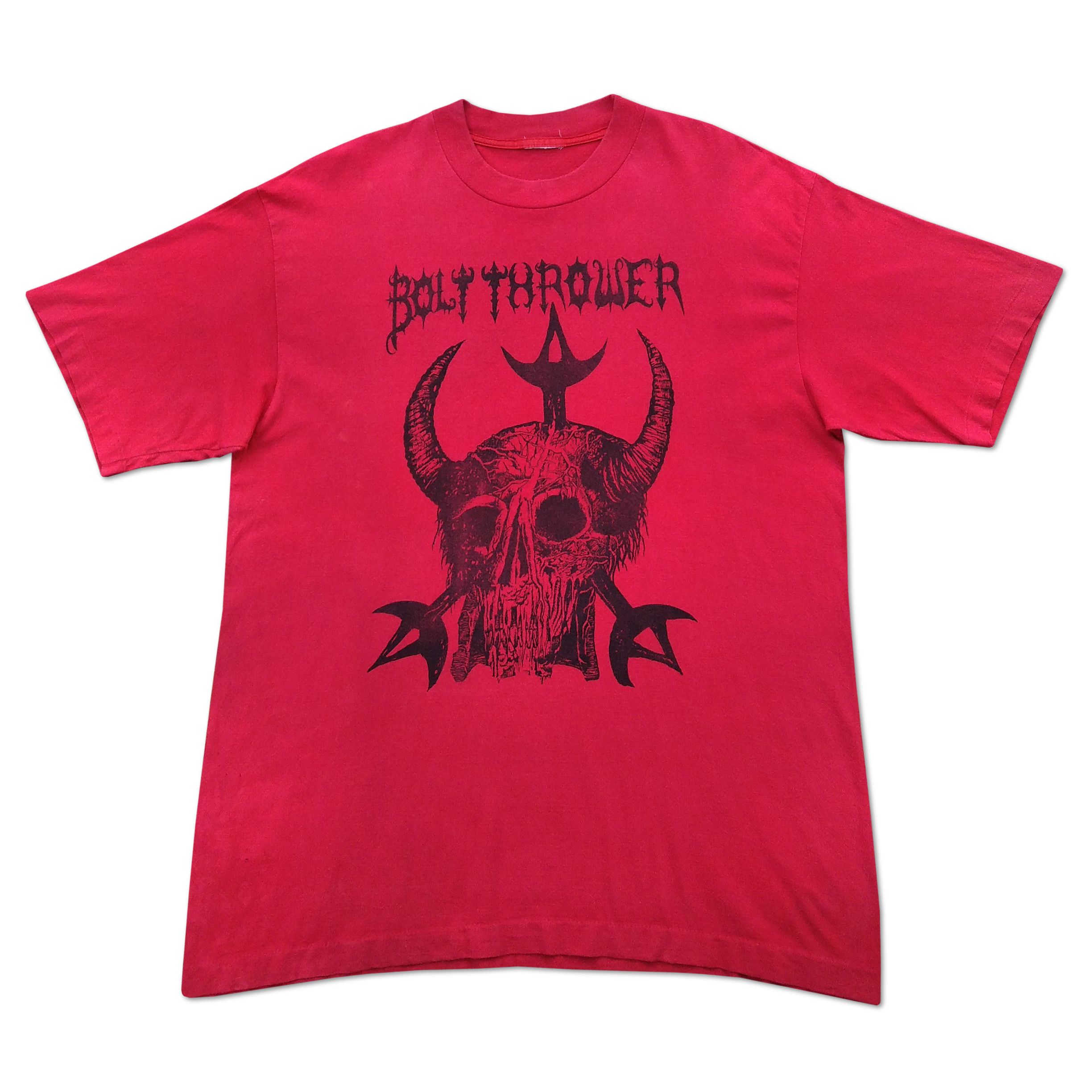 Band Tees Vintage Bootleg Early 90s BOLT THROWER Tshirt Size US L / EU 52-54 / 3 - 1 Thumbnail