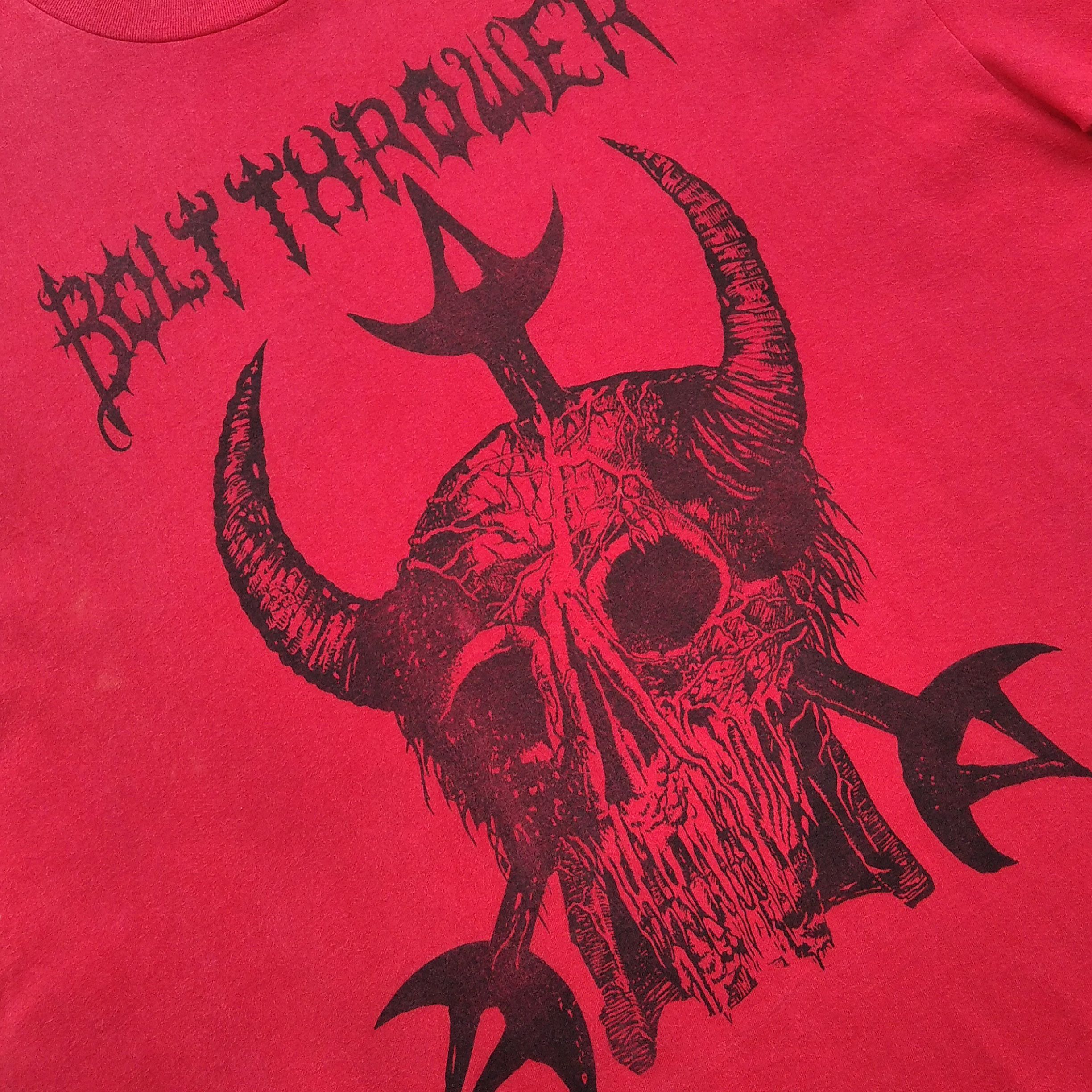 Band Tees Vintage Bootleg Early 90s BOLT THROWER Tshirt Size US L / EU 52-54 / 3 - 2 Thumbnail
