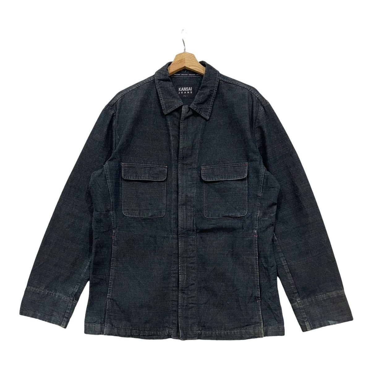 Vintage Vintage!! Kansai Jeans x Kansai Yamamoto Denim Jacket | Grailed