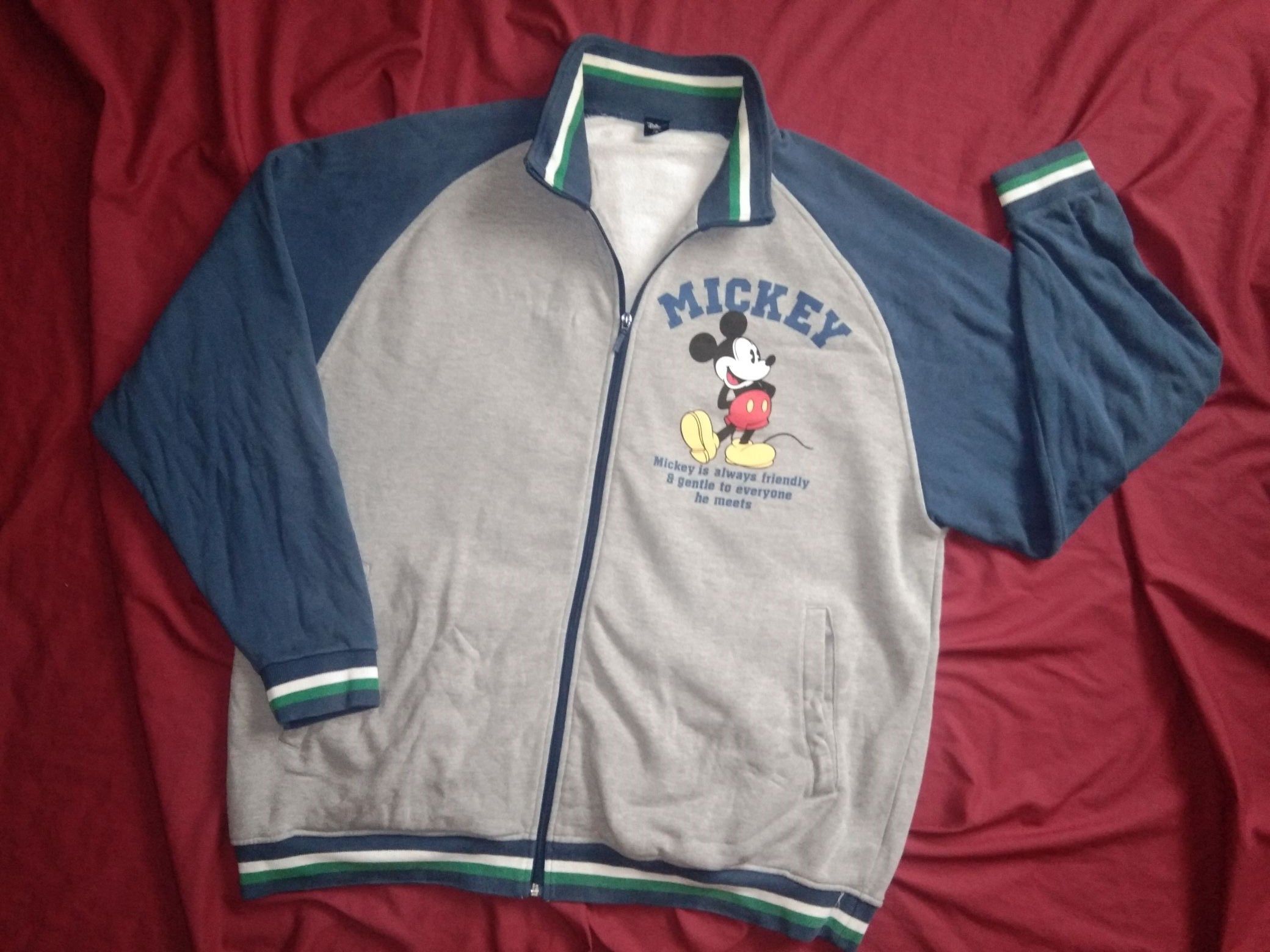 Disney Disney Mickey Mouse sweater zipper varsity Size US XL / EU 56 / 4 - 1 Thumbnail
