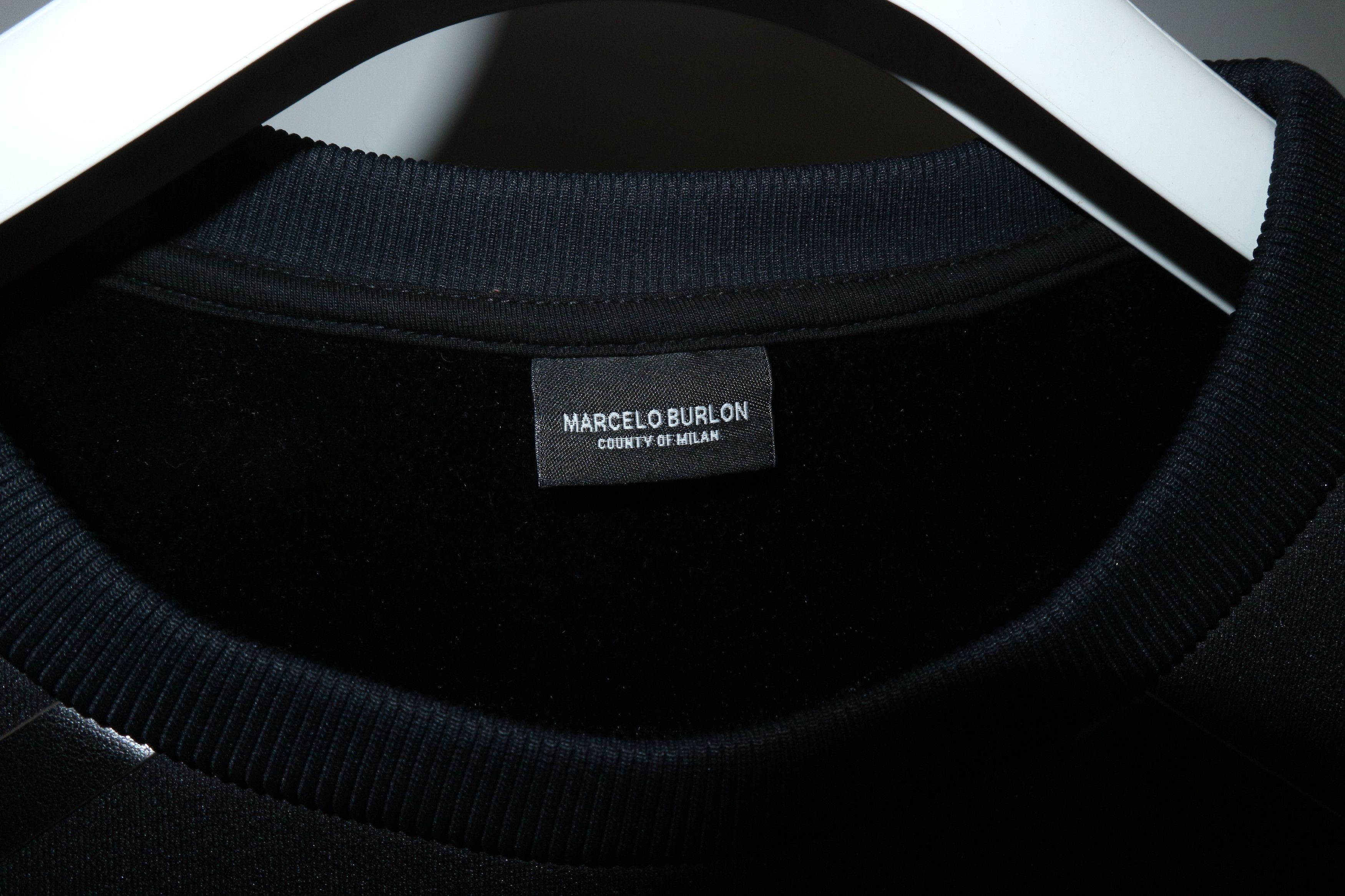 Marcelo Burlon Neoprene and velvet sweatshirt Size US S / EU 44-46 / 1 - 4 Thumbnail