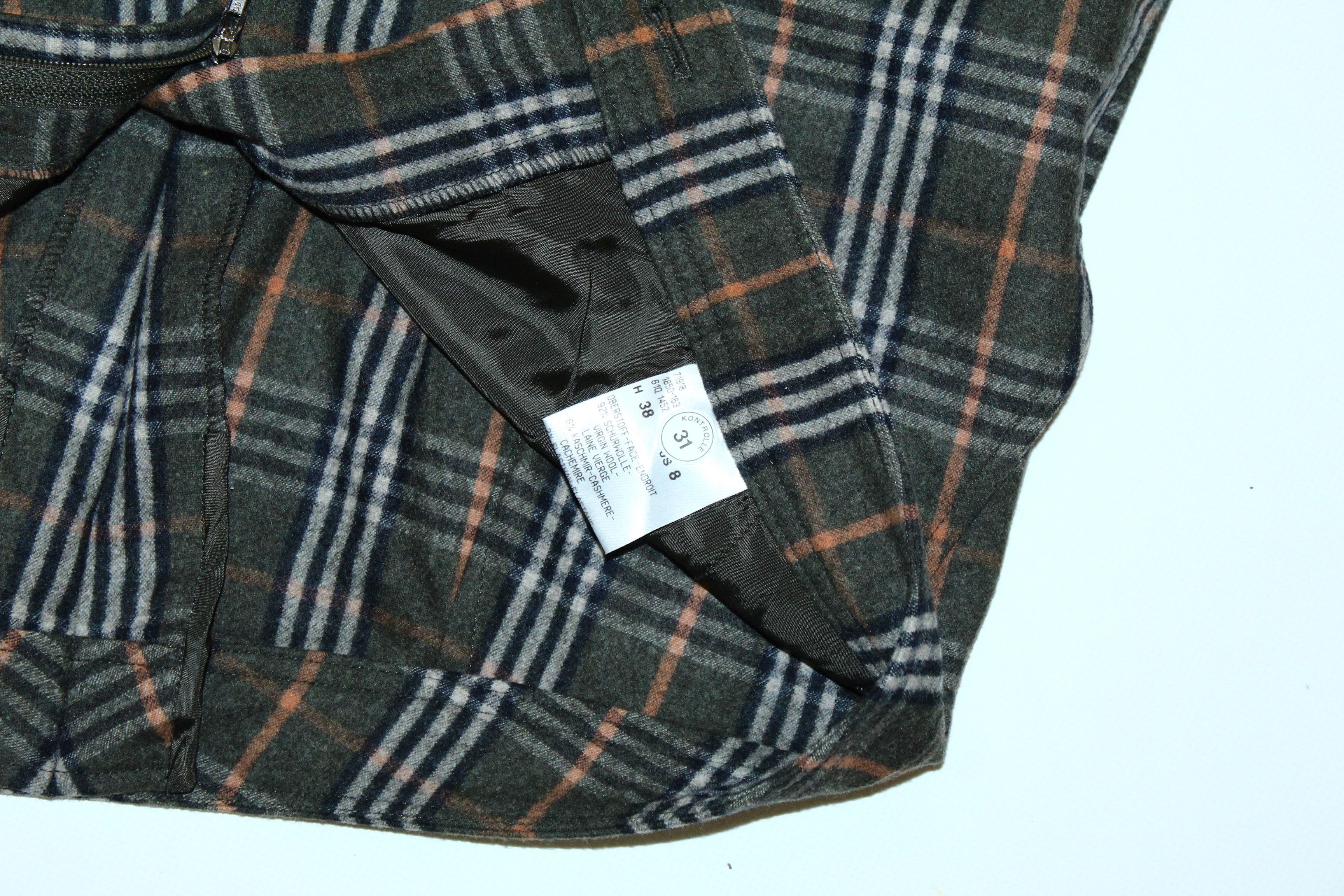 Bogner 💥💥 Bogner Straight leg Flannel Wool-Blend Tartan Trousers Size US 30 / EU 46 - 6 Thumbnail