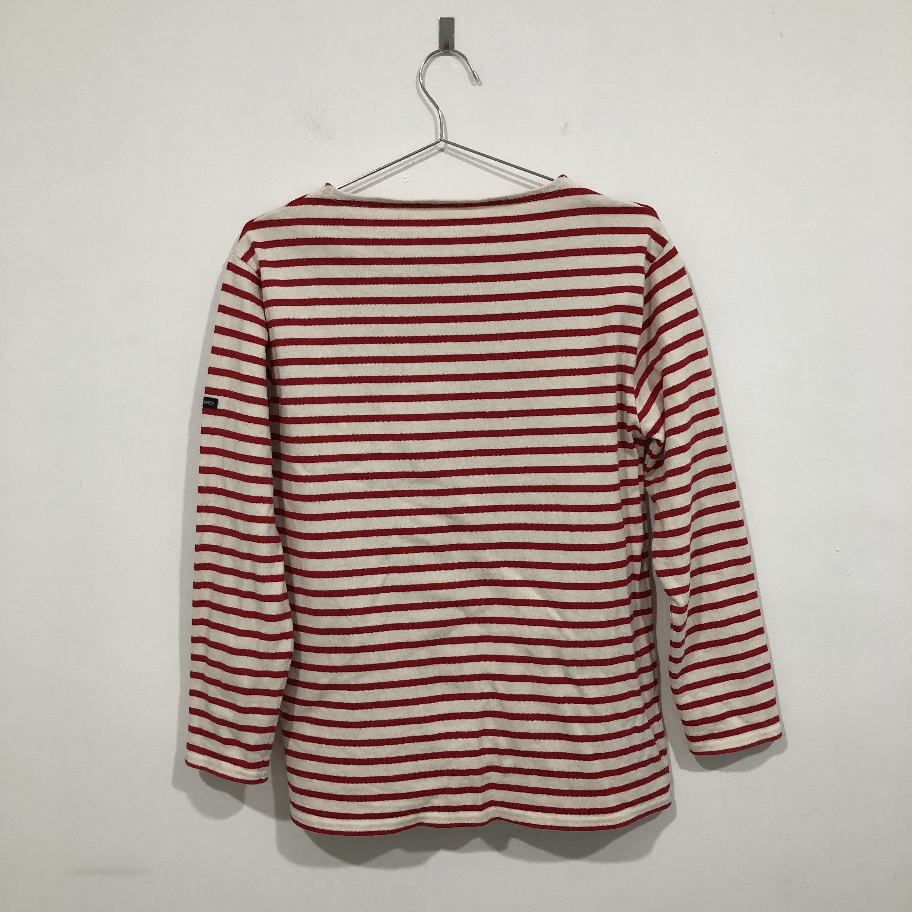 Saint James Vintage Saint James Striped Red-White Tee Size US S / EU 44-46 / 1 - 3 Thumbnail