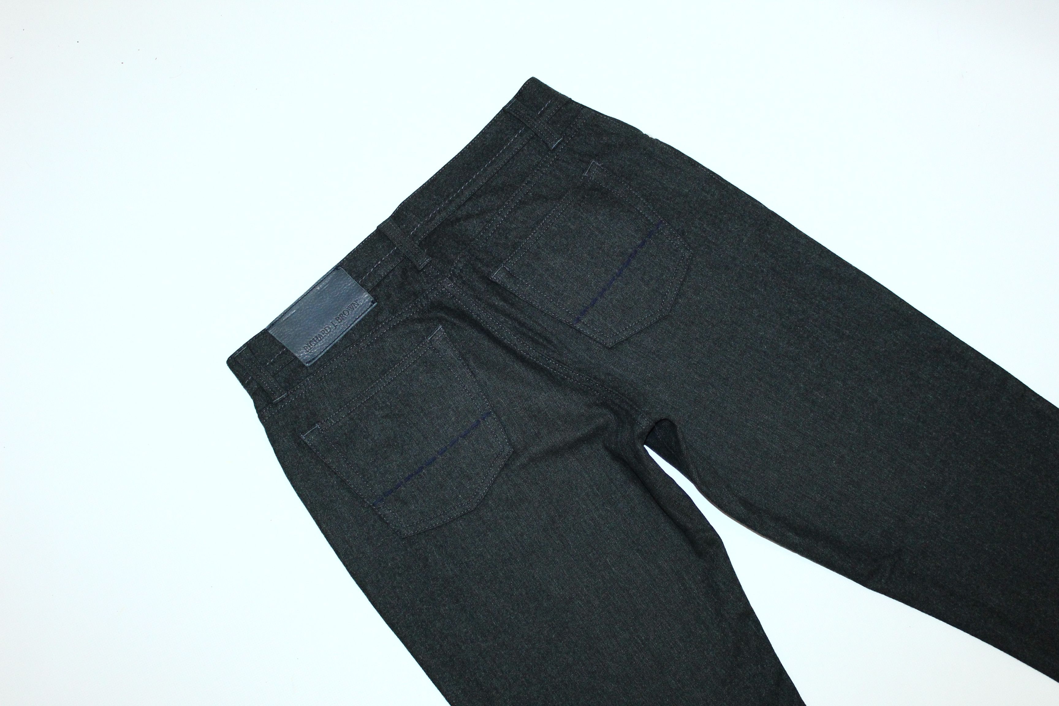 Richard James 💥 Richard J. Brown Tokyo Flannel Wool Trousers Size US 32 / EU 48 - 8 Thumbnail