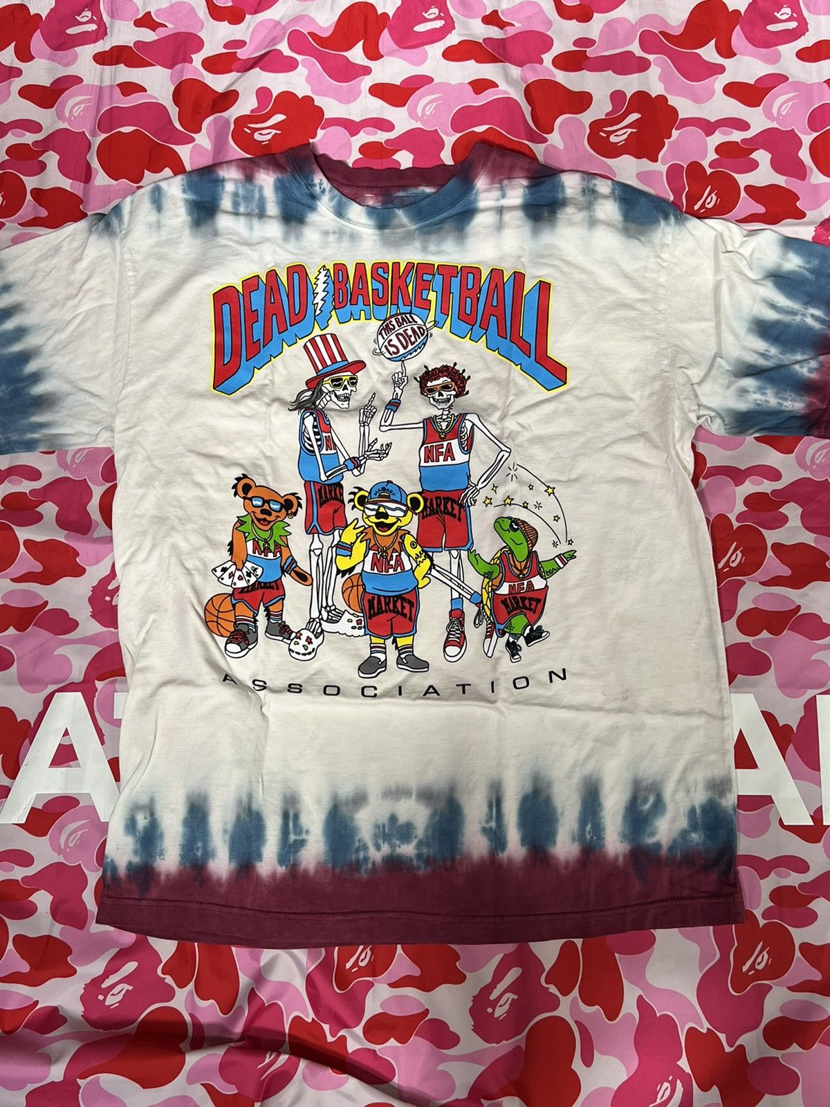 Grateful Dead × Market Chinatown Market Grateful Dead Basketball XL ...