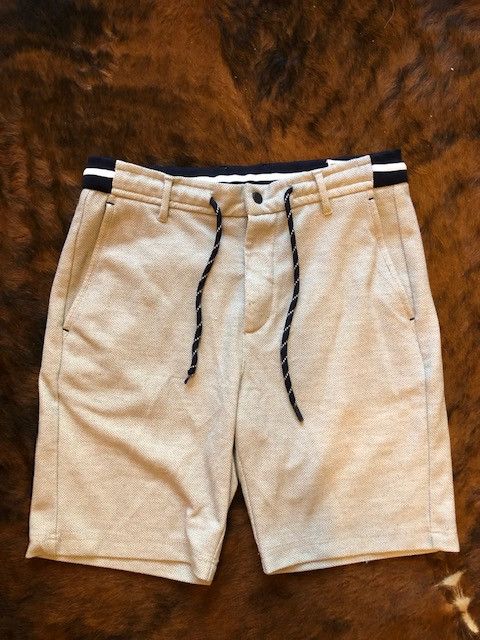 Zara Offwhite Zara Polyester Drawstring Shorts Size US 30 / EU 46 - 1 Thumbnail
