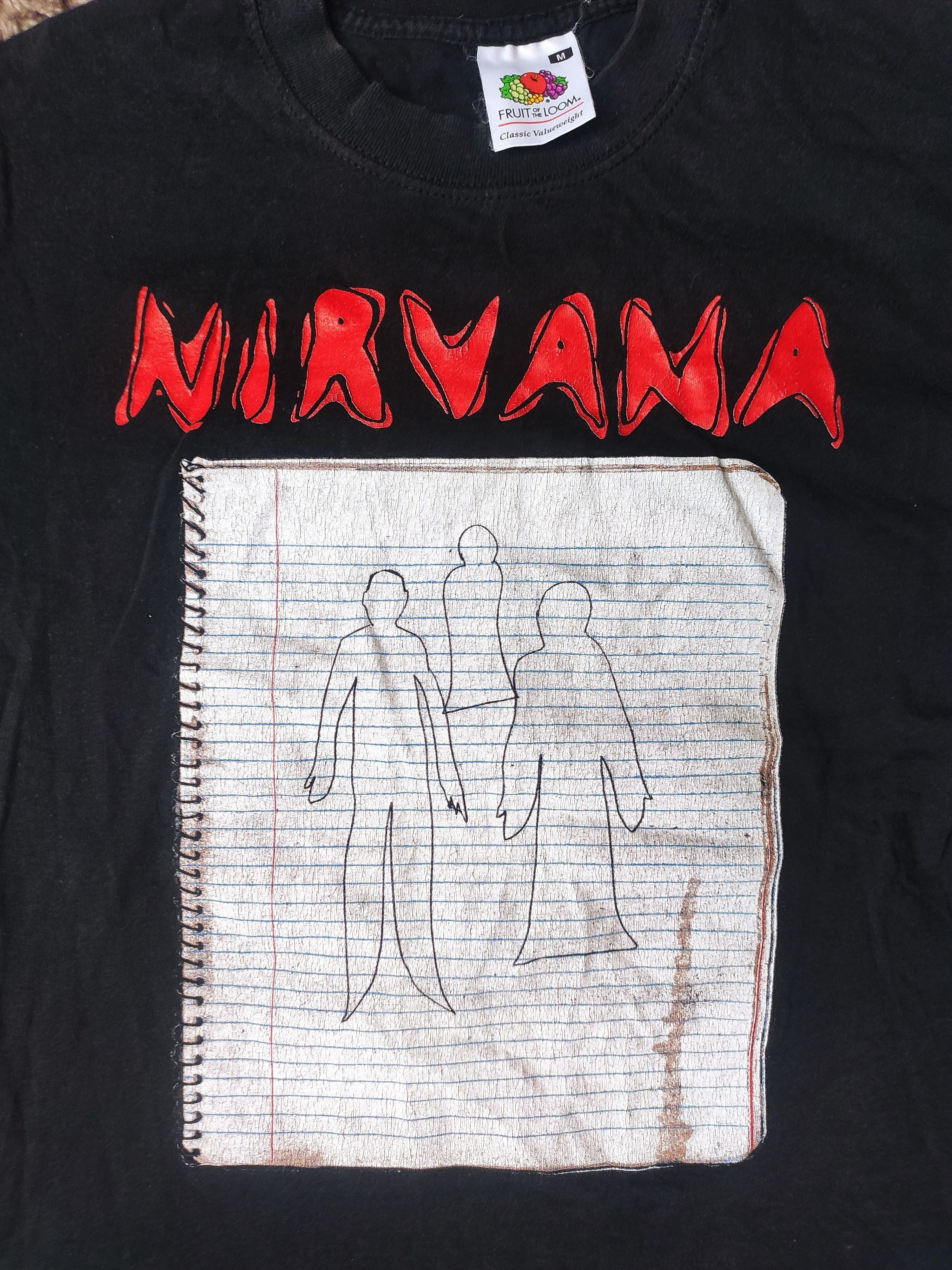 Fruit Of The Loom × Nirvana NIRVANA GHOST NOTEBOOK y2k 2003 Size US M / EU 48-50 / 2 - 2 Thumbnail