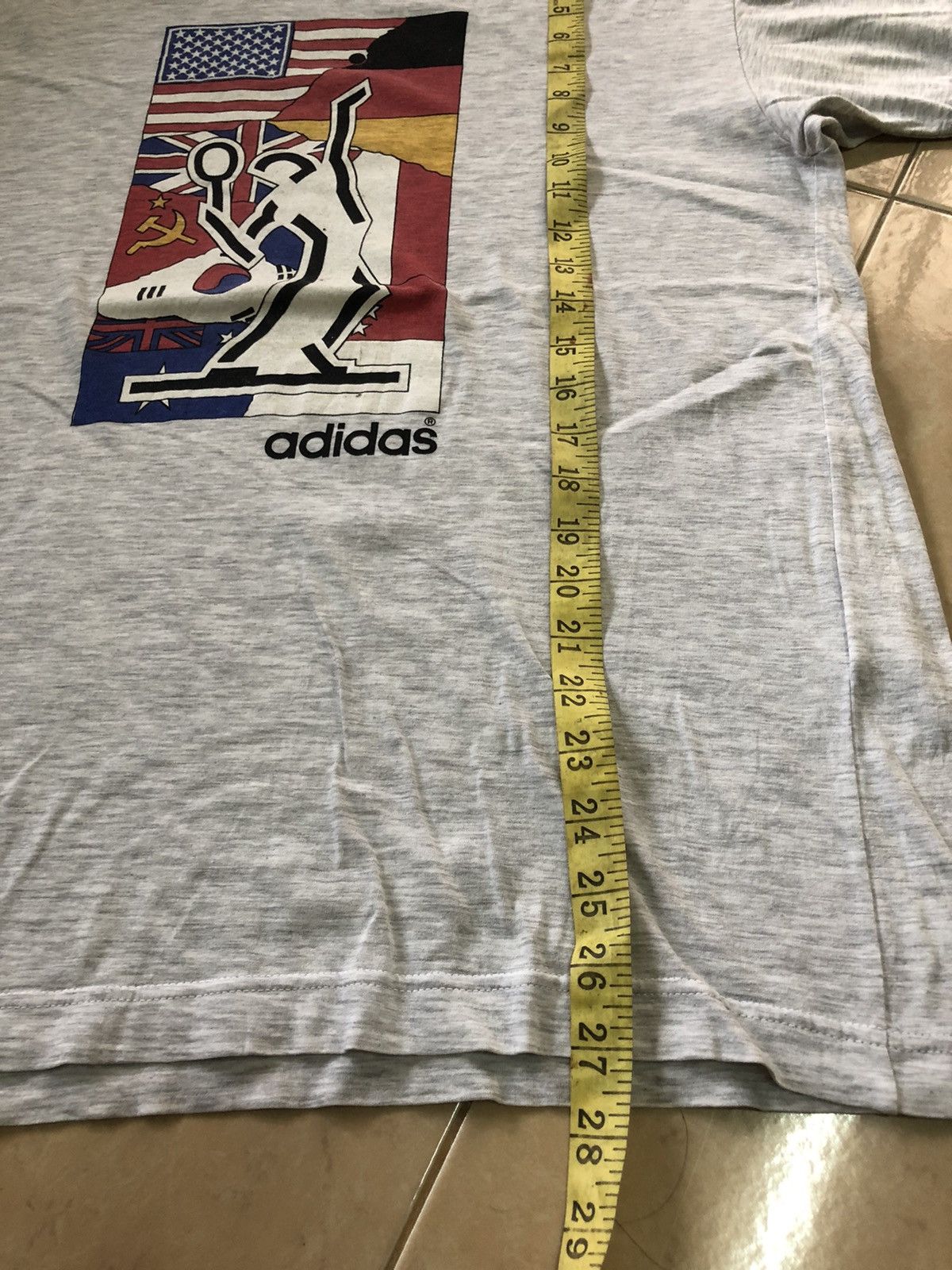 Adidas Rare Vintage 90s Adidas ATP Tour TShirt Size US L / EU 52-54 / 3 - 5 Thumbnail