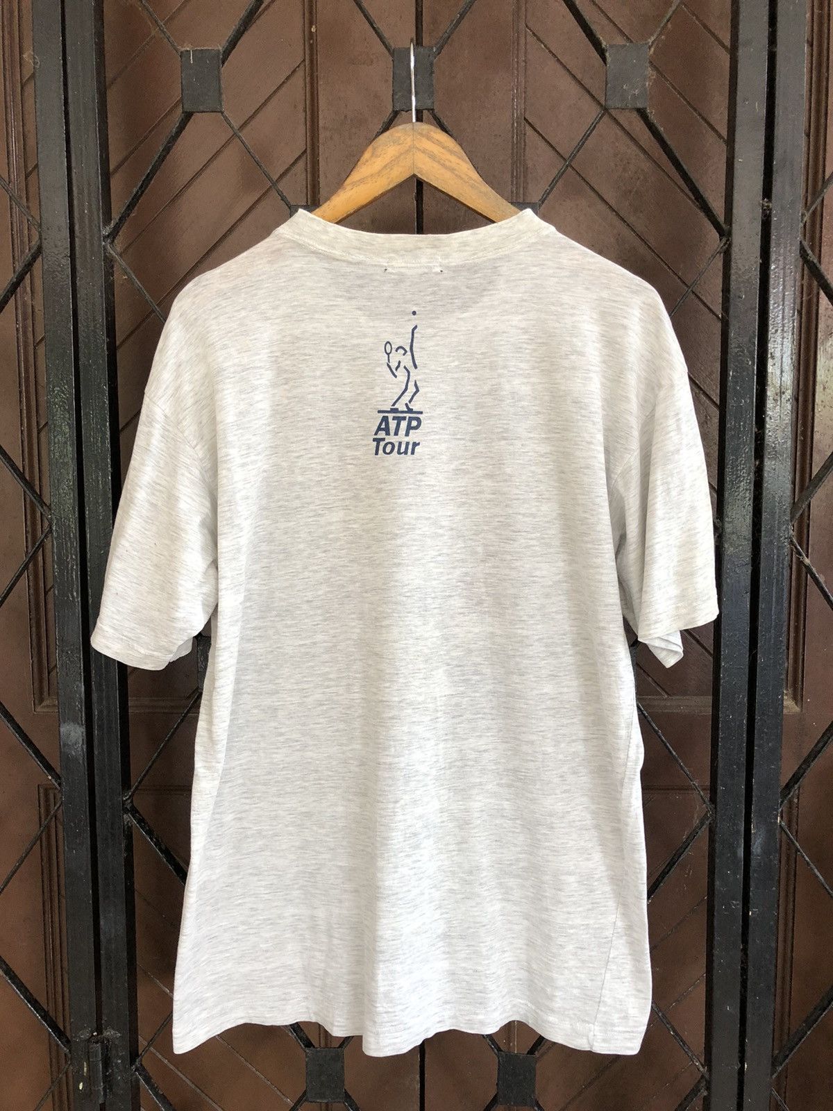 Adidas Rare Vintage 90s Adidas ATP Tour TShirt Size US L / EU 52-54 / 3 - 3 Thumbnail