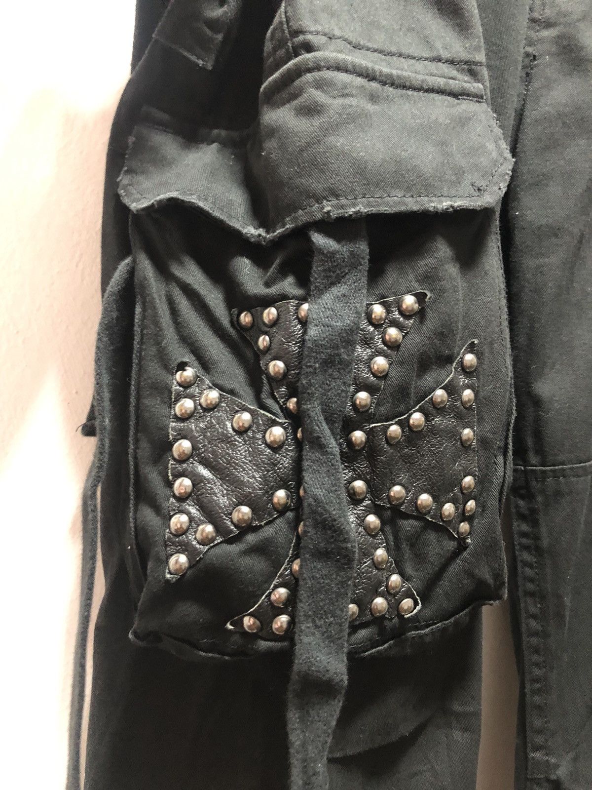 Japanese Brand × Seditionaries JACKROSE Cargo Pants Bondage Punk Studded Cross Star Size US 33 - 3 Thumbnail