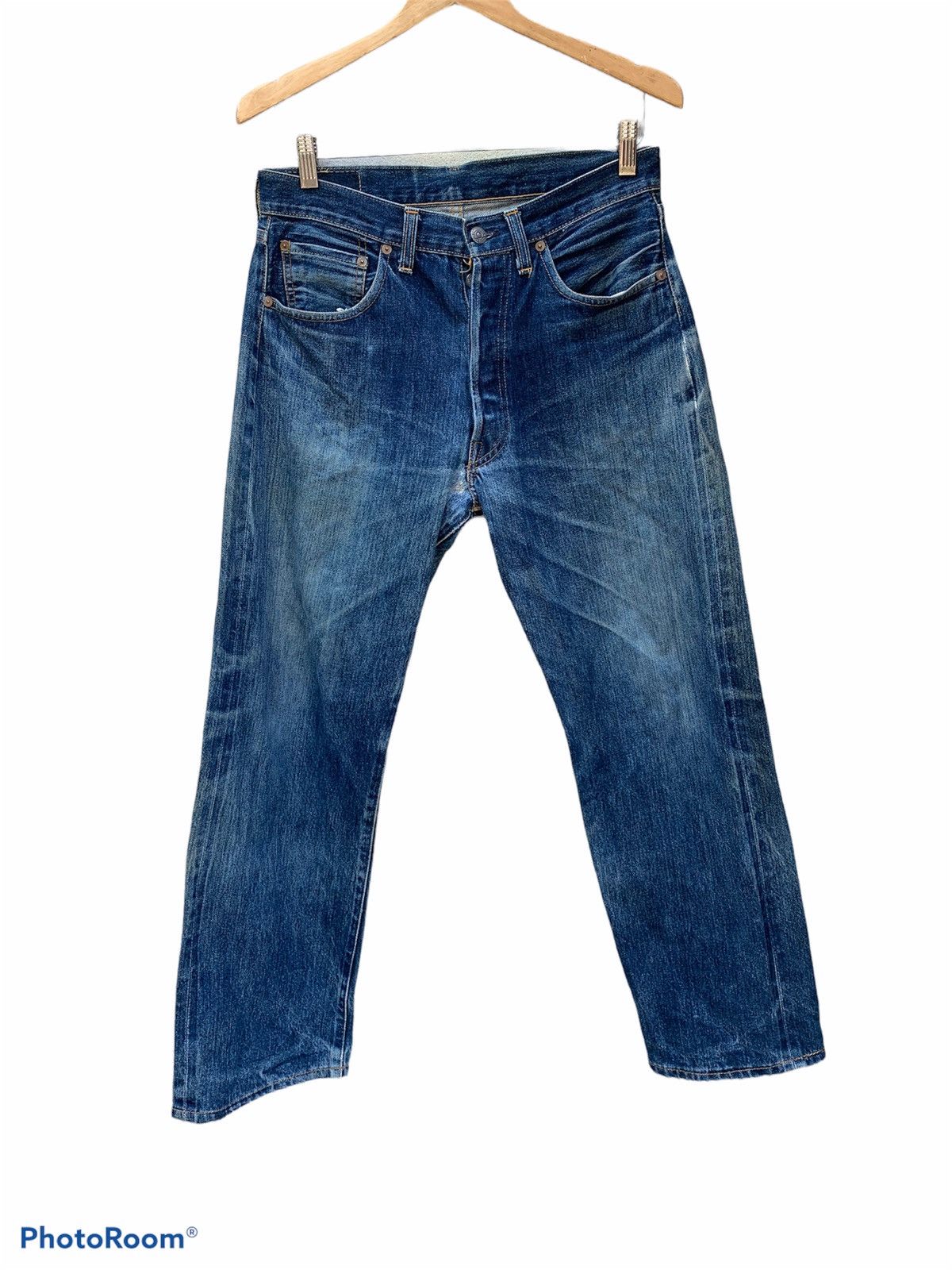 Levi's Vintage Levis Big E 555 Button Jeans Size US 30 / EU 46 - 1 Thumbnail
