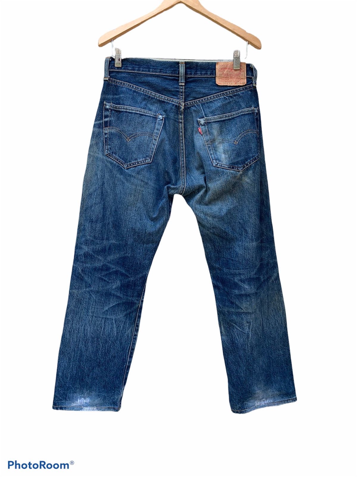 Levi's Vintage Levis Big E 555 Button Jeans Size US 30 / EU 46 - 2 Thumbnail