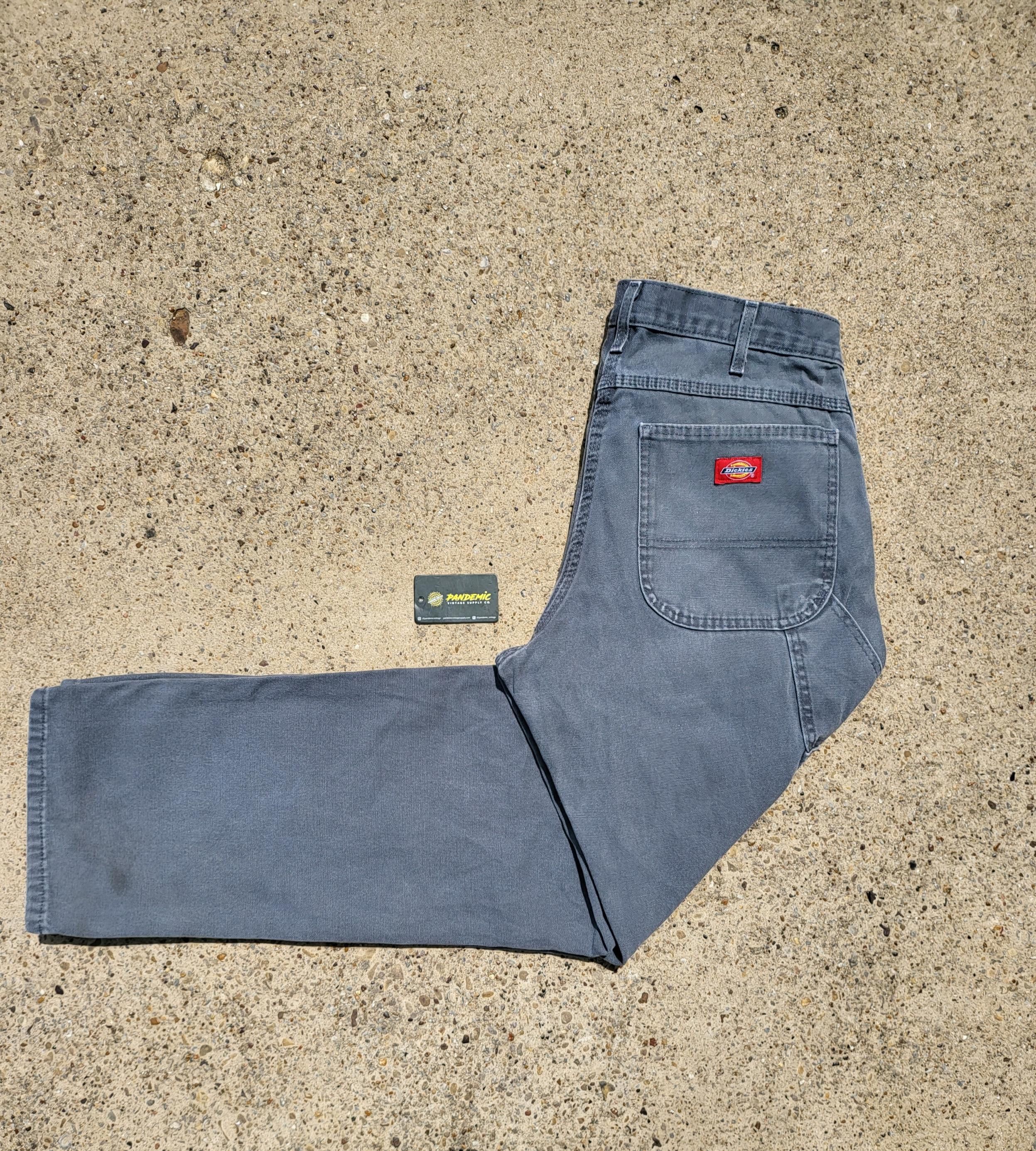 Dickies × Vintage 32x32 Gray Dickies Carpenter Pants. Size US 32 / EU 48 - 1 Thumbnail