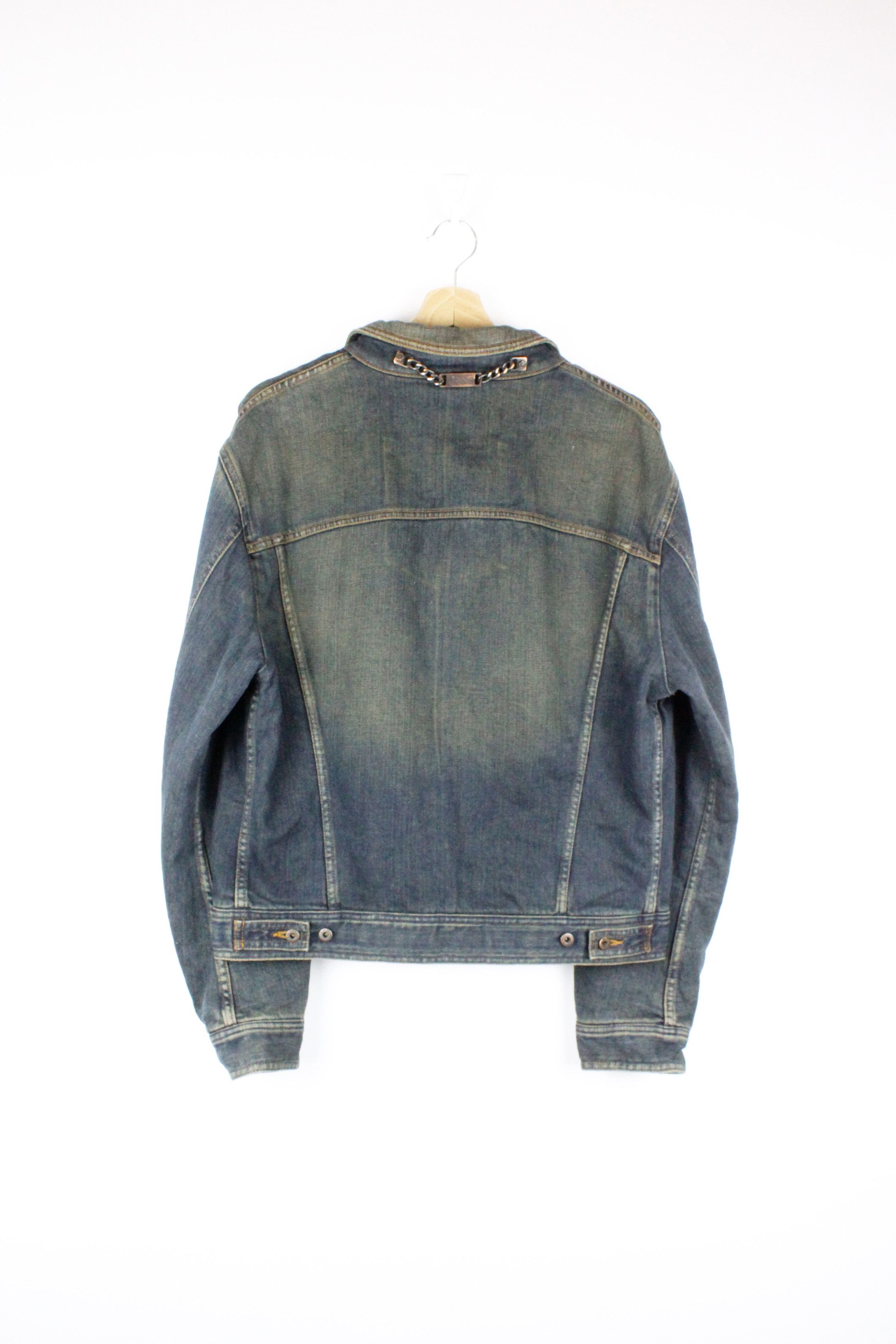 Dolce & Gabbana Vintage Dolce & Gabbana Jeans Logo Heavyweight Denim Jacket Size US M / EU 48-50 / 2 - 7 Thumbnail