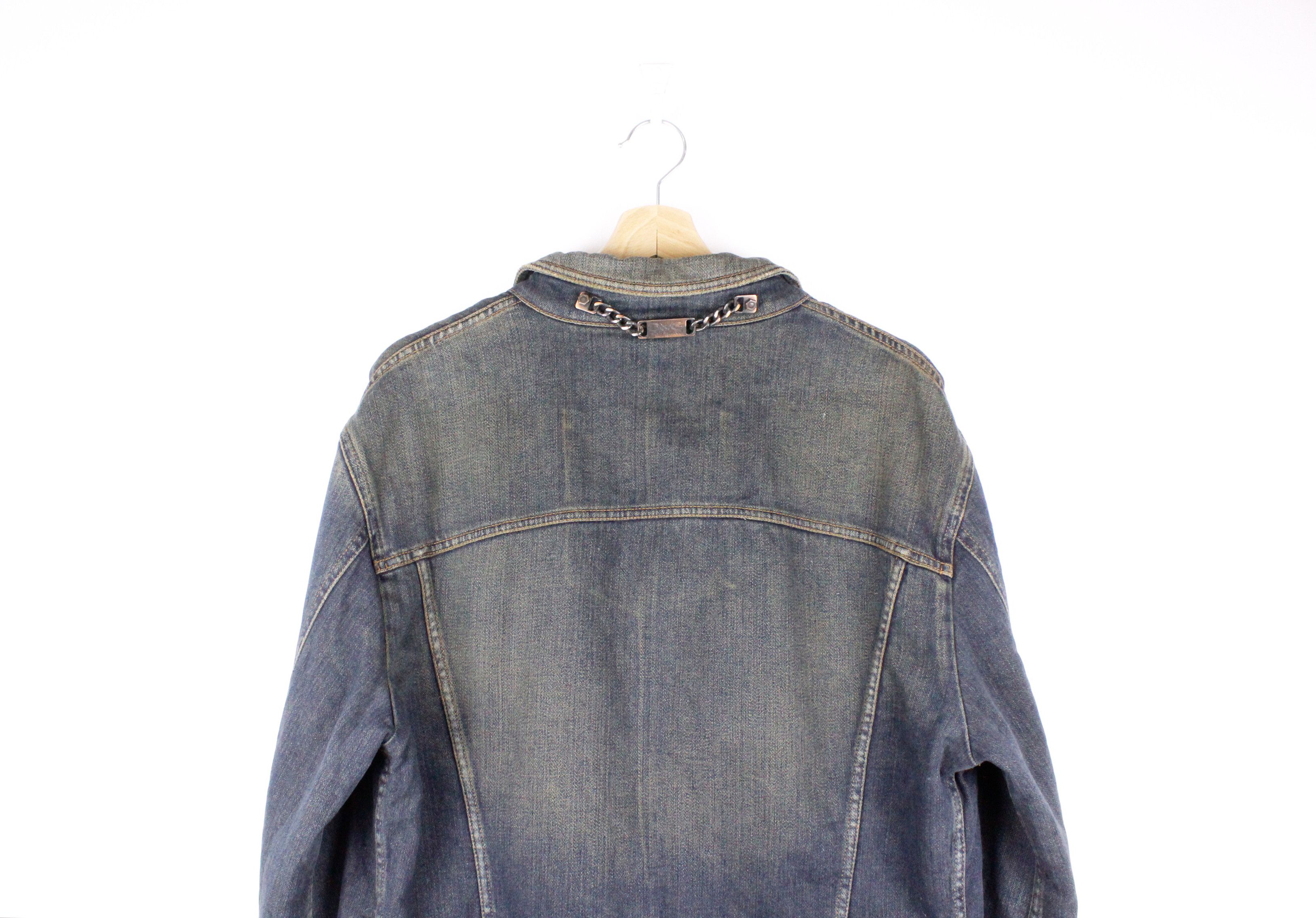 Dolce & Gabbana Vintage Dolce & Gabbana Jeans Logo Heavyweight Denim Jacket Size US M / EU 48-50 / 2 - 8 Thumbnail