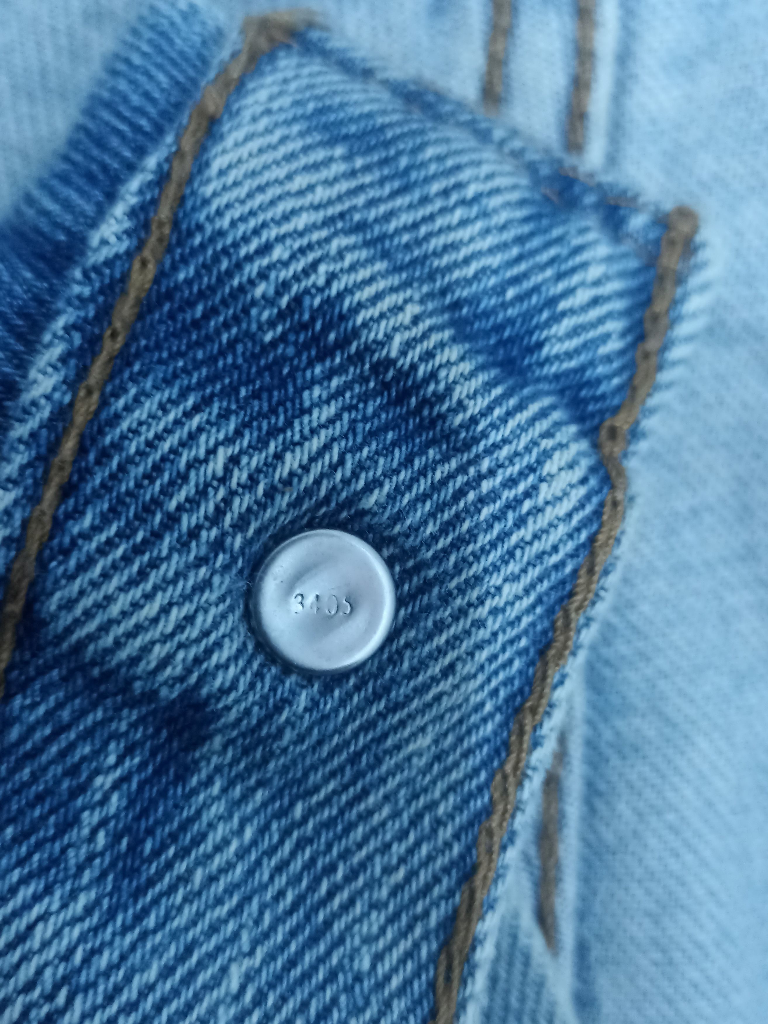 Jean × Levi's × Vintage VINTAGE LEVIS 505 BLUE WASH JEANS -J321 Size US 40 / EU 56 - 4 Thumbnail