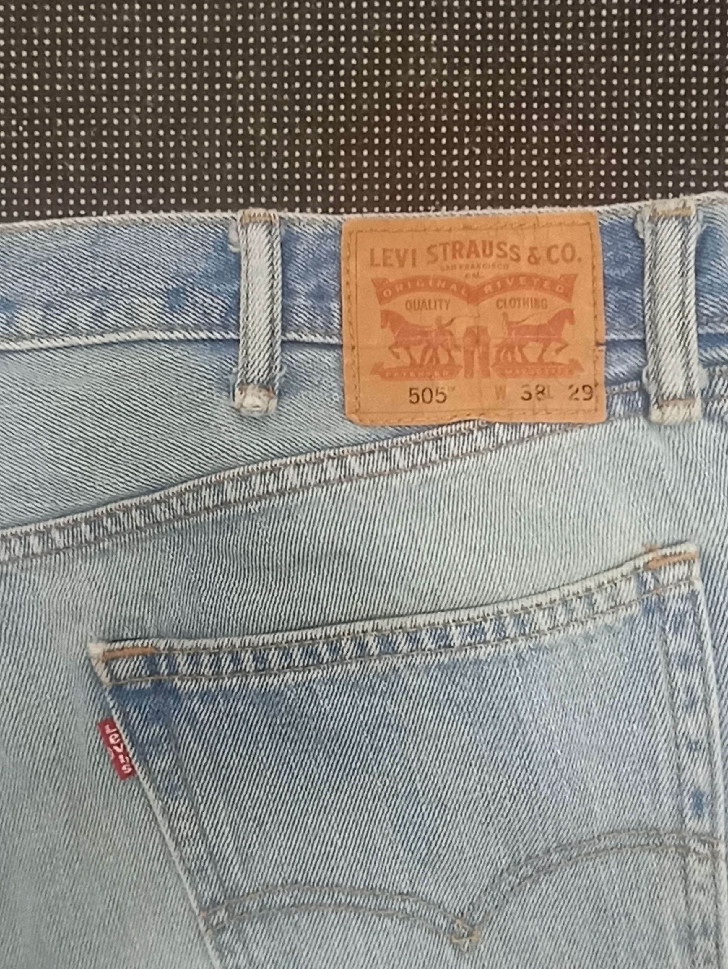 Jean × Levi's × Vintage VINTAGE LEVIS 505 BLUE WASH JEANS -J321 Size US 40 / EU 56 - 9 Thumbnail