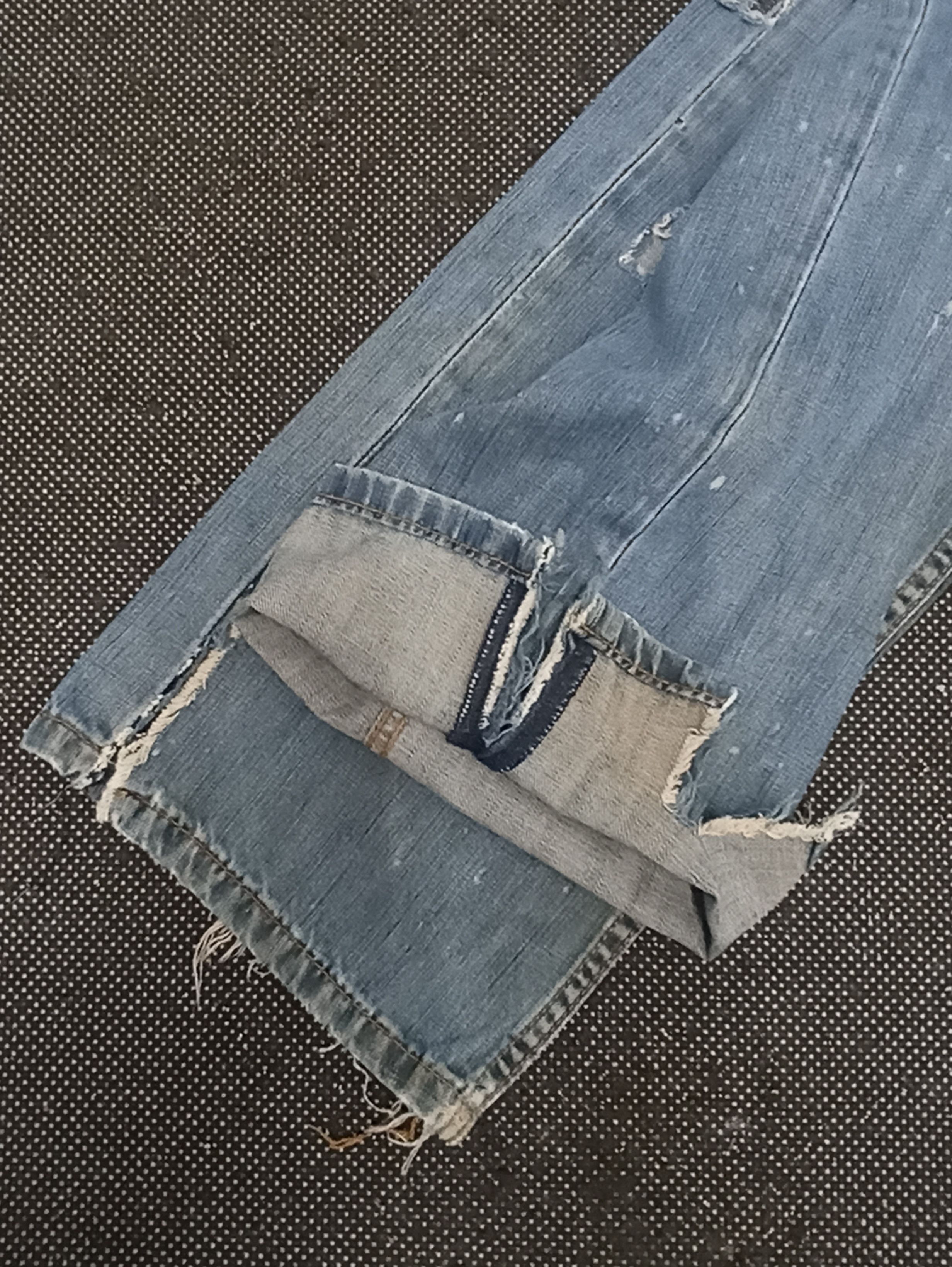 Jean × Levi's × Vintage VINTAGE LEVIS 505 DISTRESSED JEANS -J323 Size US 35 - 6 Thumbnail