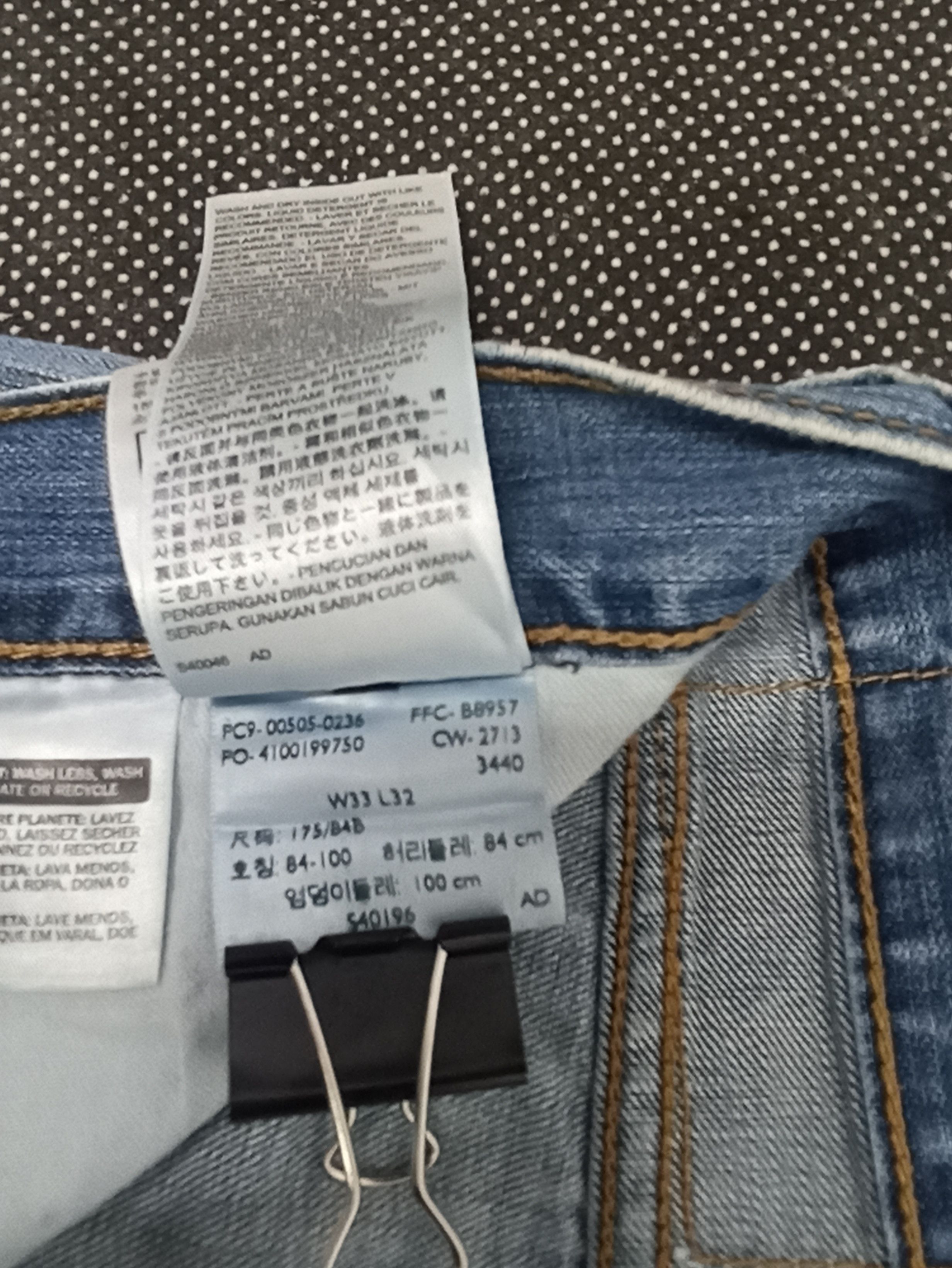 Jean × Levi's × Vintage VINTAGE LEVIS 505 DISTRESSED JEANS -J323 Size US 35 - 5 Thumbnail